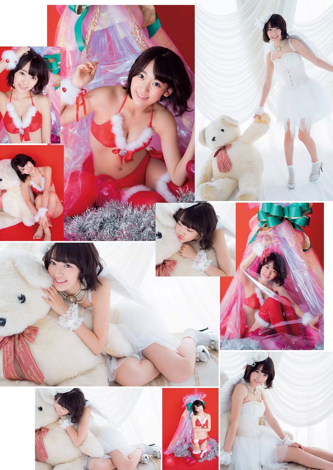 宮脇咲良 渡辺麻友 高部あい 春香クリスティーン 東京パフォーマンスドール 上間美緒 今野杏南 天木じゅん 石田晴香 鈴木咲 水希舞 [Weekly Playboy] 2014_第5张