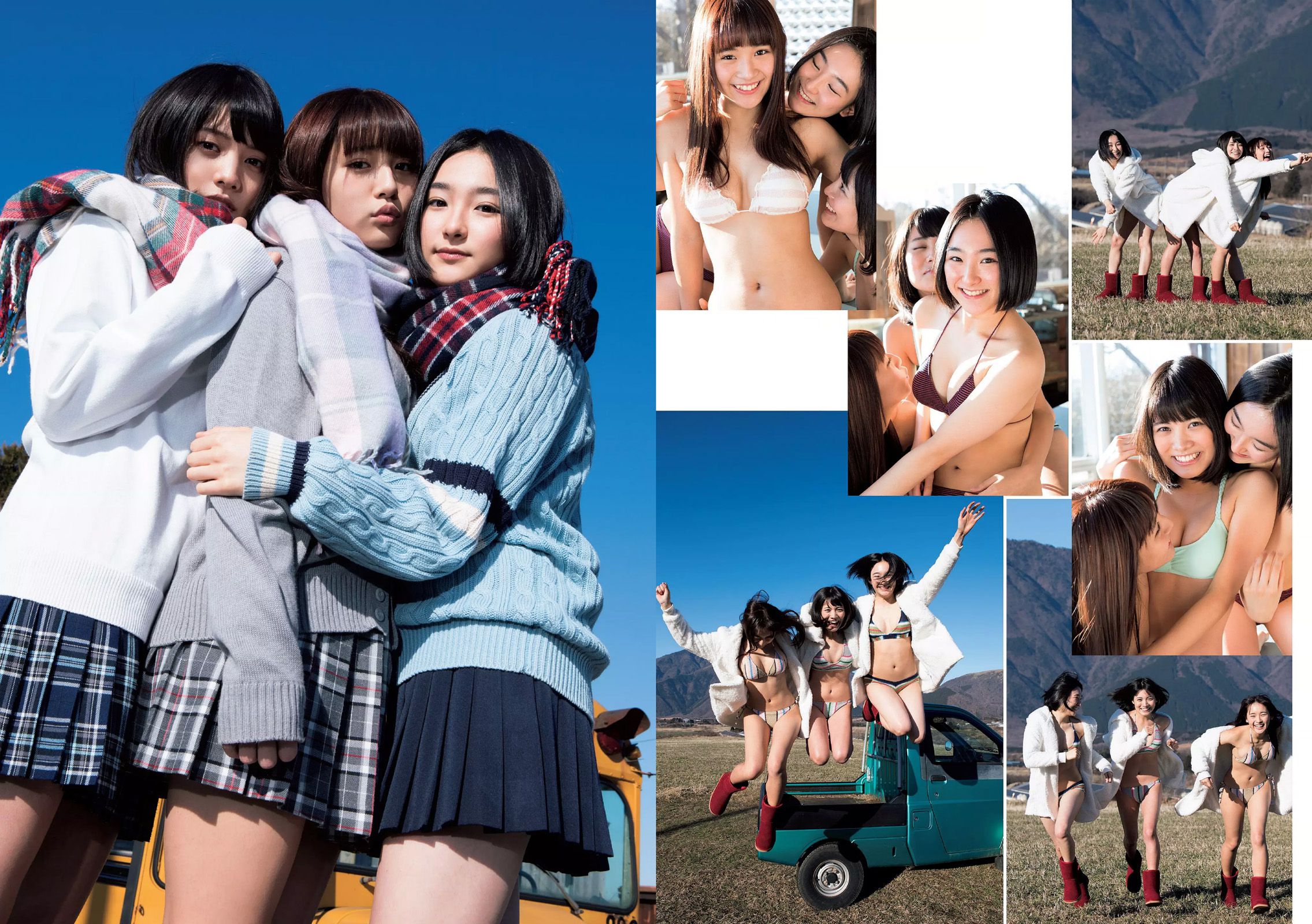 浅川梨奈 松永有紗 早乙女ゆう 佐藤寛子 柳美稀 逢沢りな 青山ひかる 齋藤飛鳥 [Weekly Playboy] 2017年No.05 写真杂志_第5张