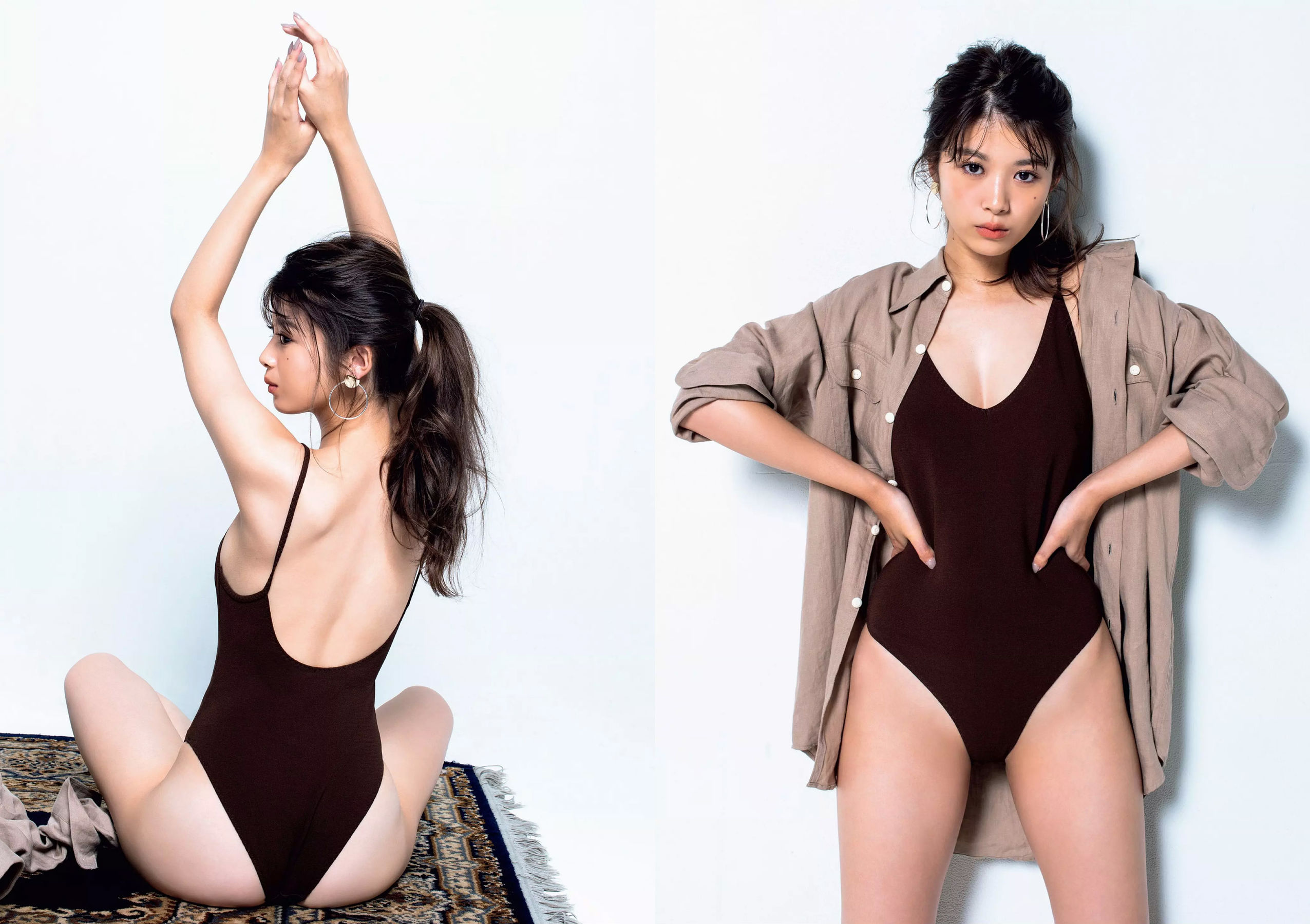 馬場ふみか 久松郁実 北向珠夕 白石聖 太田奈緒 板野成美 佐津川愛美 [Weekly Playboy] 2018年No.43 写真杂志_第5张