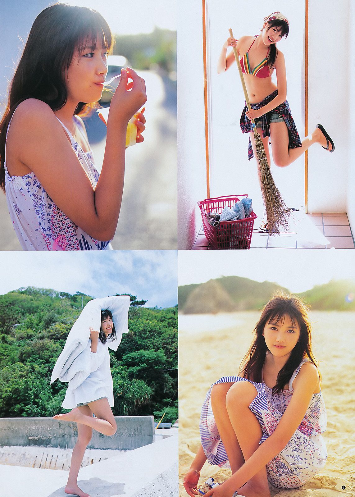 竹富聖花 中村知世 [Weekly Young Jump] 2011年No.41 写真杂志_第3张