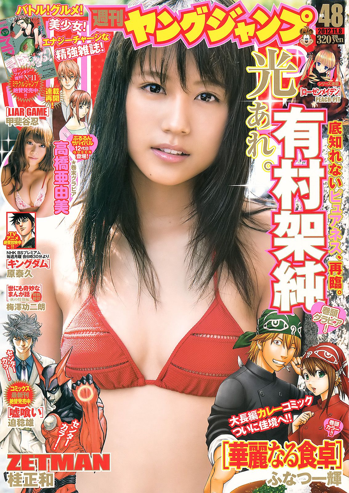 有村架純 高橋亜由美 [Weekly Young Jump] 2012年No.48 写真杂志_第1张