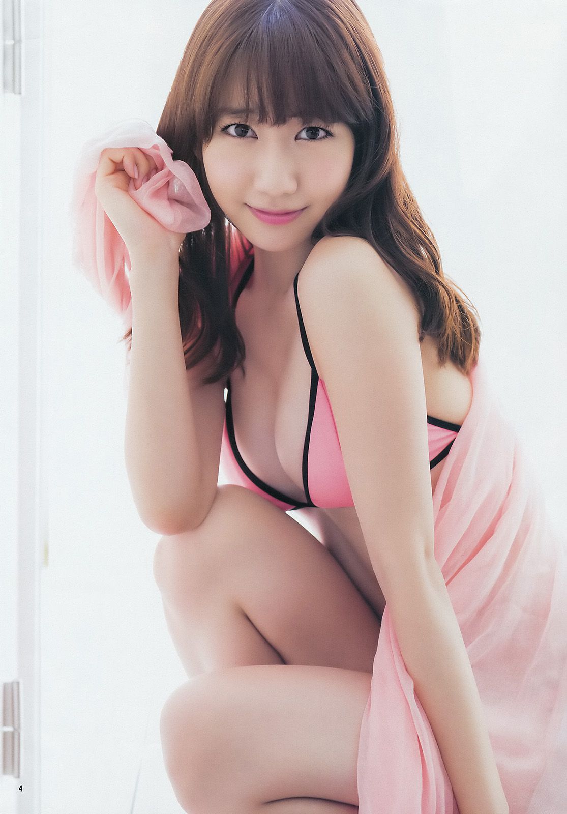 柏木由紀 吉岡里帆 小嶋菜月 [Weekly Young Jump] 2014年No.30 写真杂志_第5张