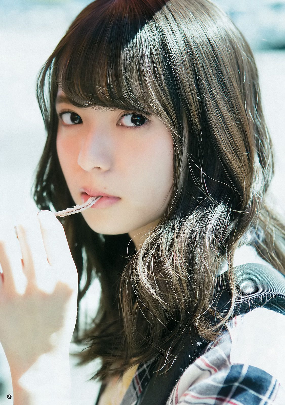 齋藤飛鳥 長澤茉里奈 福原遥 [Weekly Young Jump] 2016年No.31 写真杂志_第4张