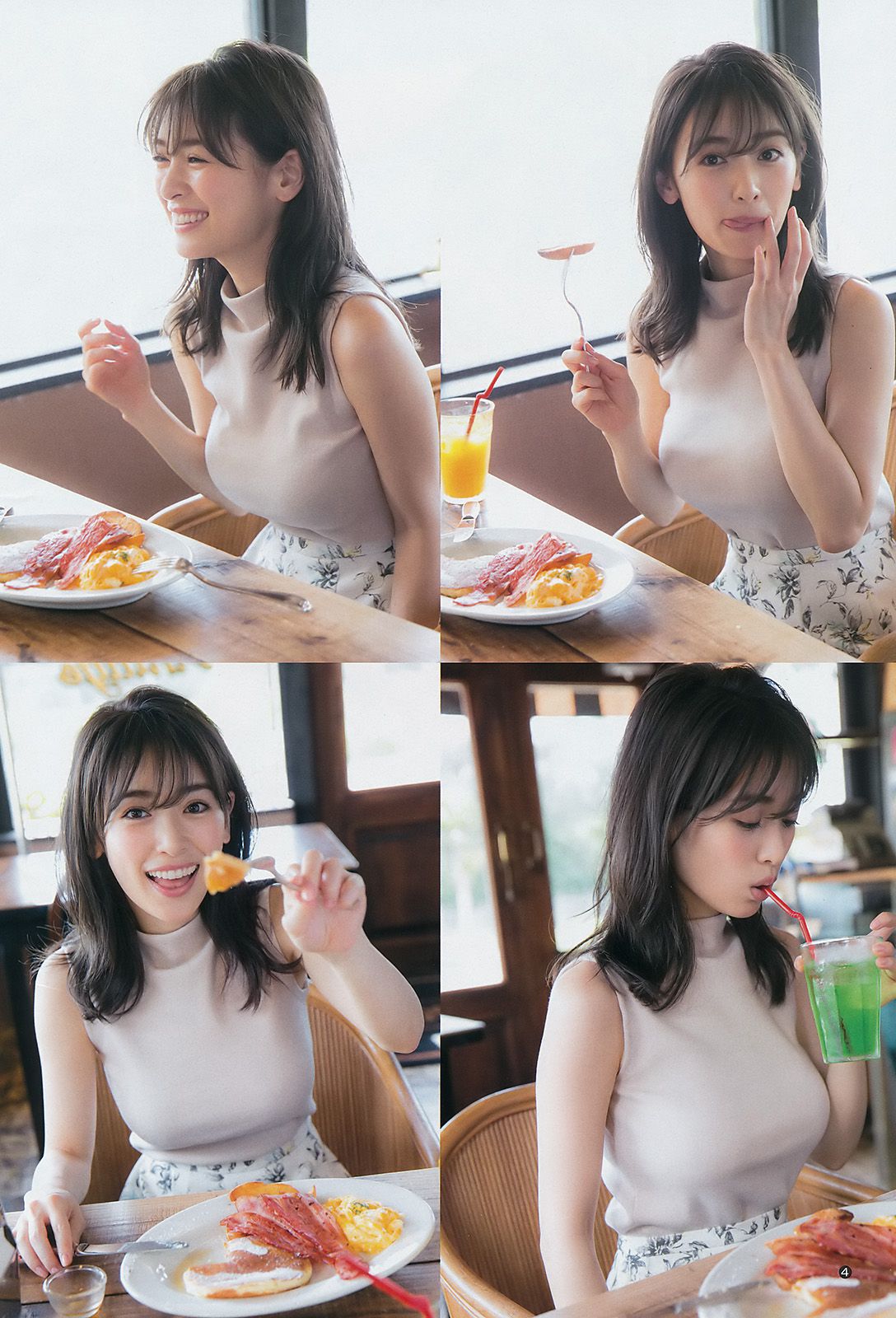 泉里香 馬場ふみか 南りほ [Weekly Young Jump] 2016年No.52 写真杂志_第4张