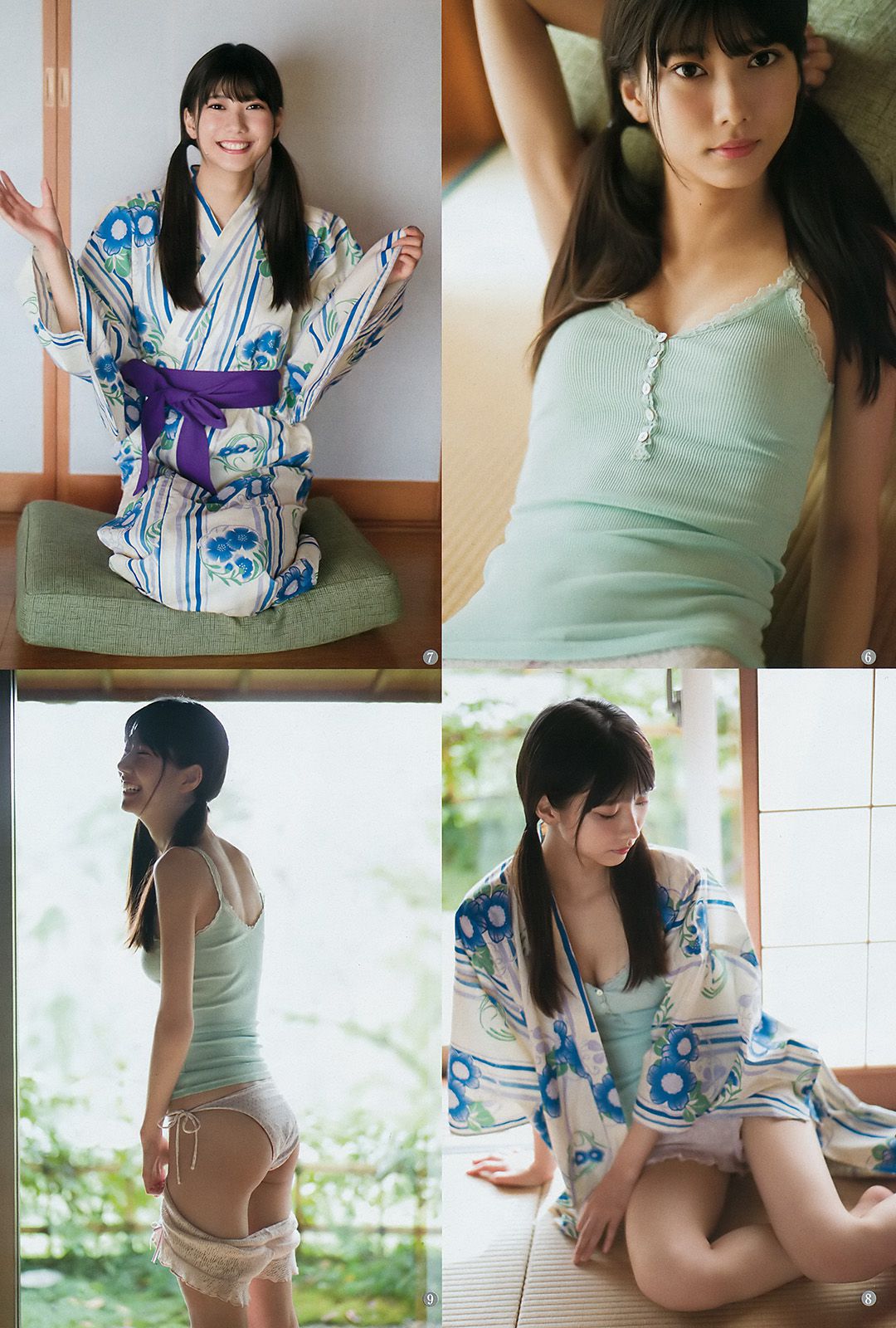 山広美保子 的場華鈴 [Weekly Young Jump] 2017年No.50 写真杂志_第5张