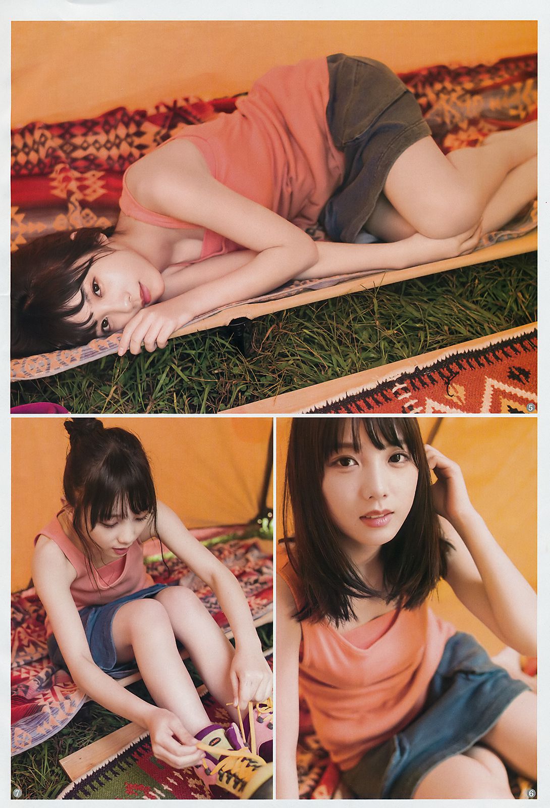 与田祐希 田中えれな 宮﨑優 [Weekly Young Jump] 2018年No.49 写真杂志_第5张