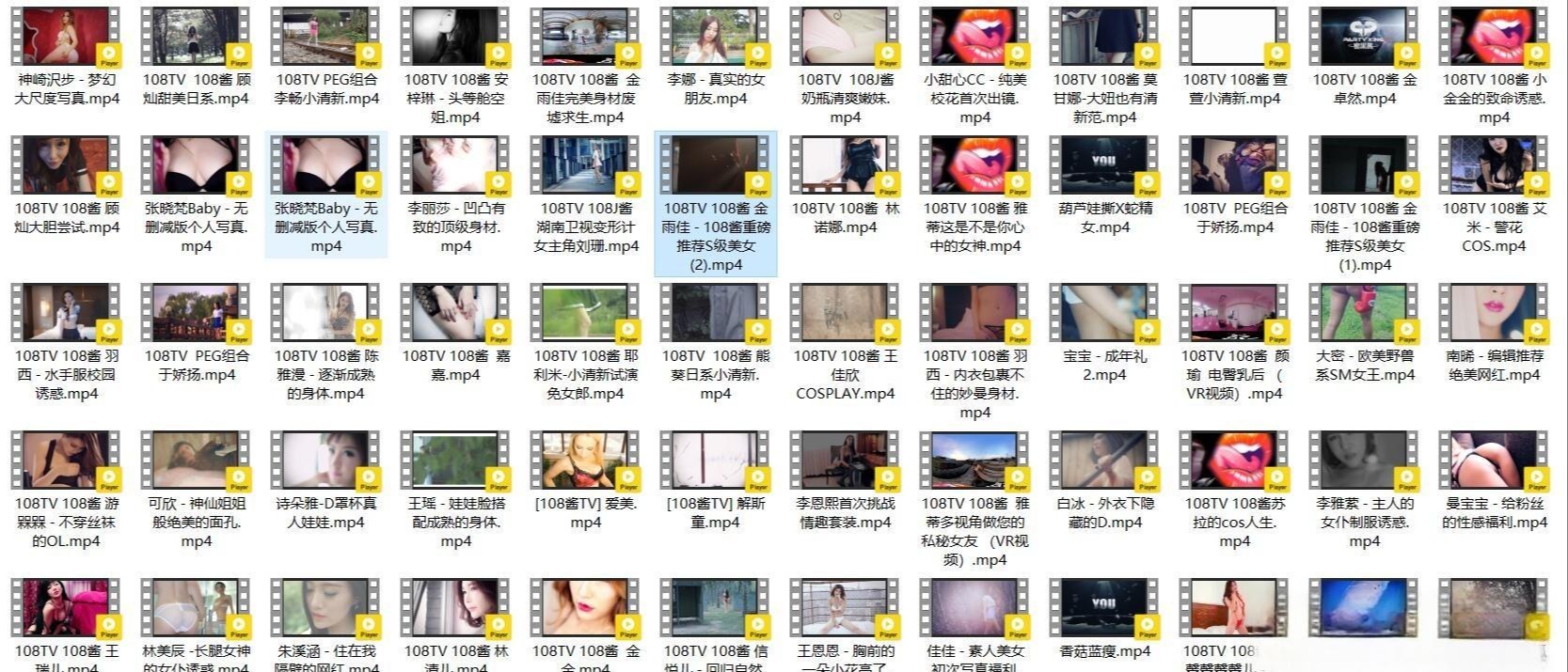 [合集]《108TV酱》视频作品144套120.89G
