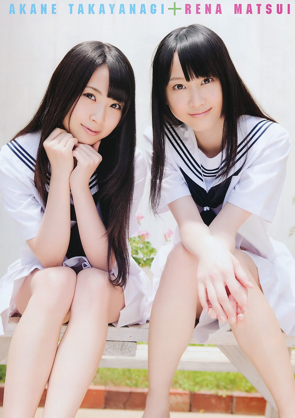 松井玲奈 高柳明音 篠崎愛 須田亜香里 秦佐和子 佐藤聖羅 [Young Animal] 2011年No.16 写真杂志_第4张