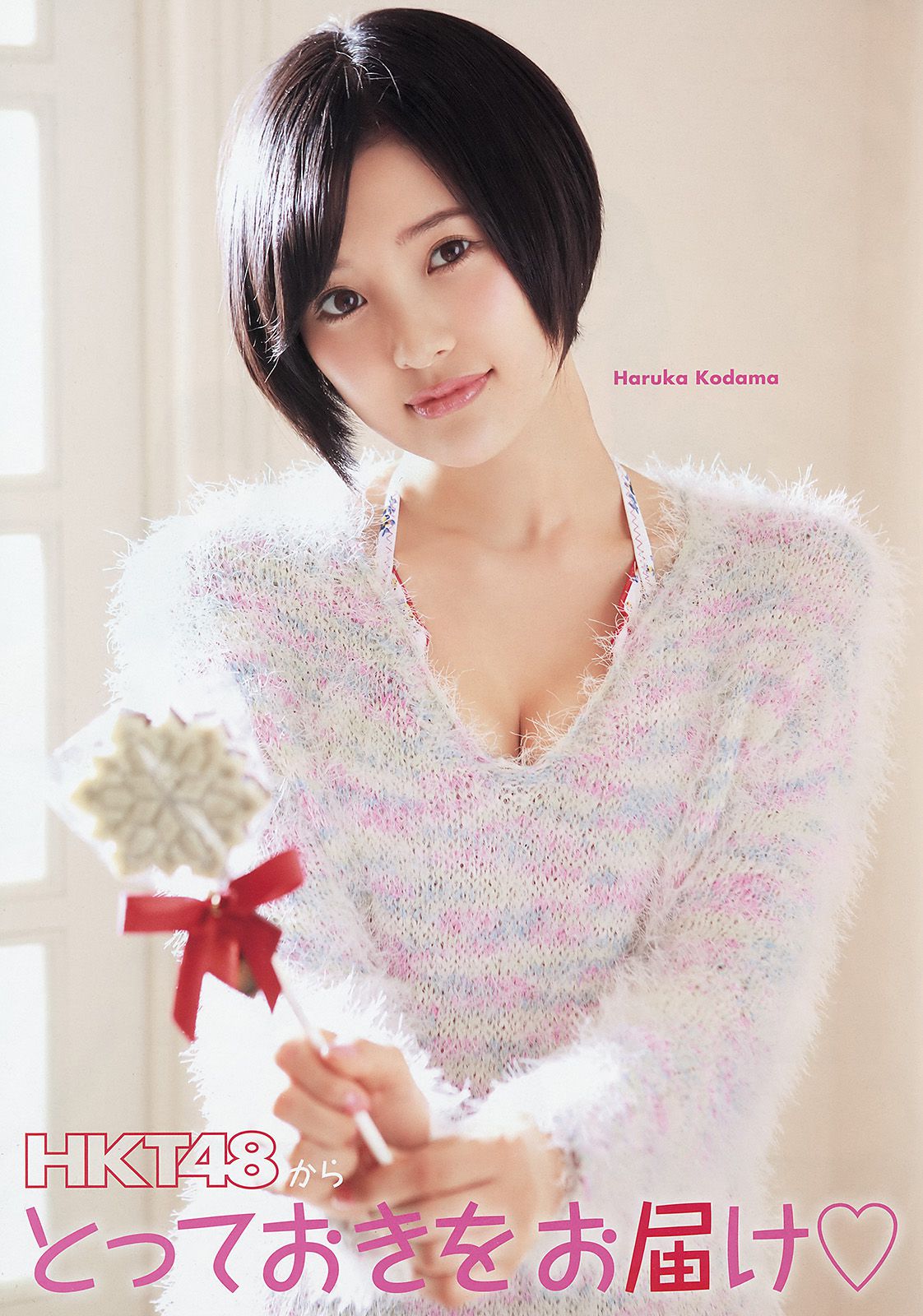 HKT48 森保まどか 兒玉遥 本村碧唯 松岡菜摘 穴井千尋 [Young Animal] 2015年No.04 写真杂志_第4张