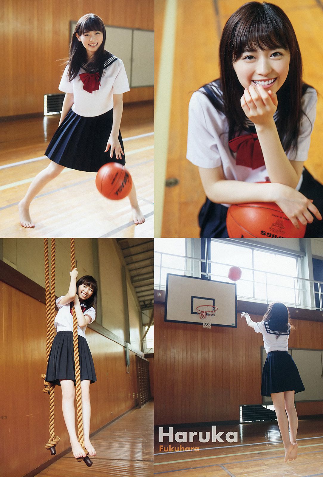 福原遥 桜井えりな [Young Animal] 2015年No.20 写真杂志_第4张