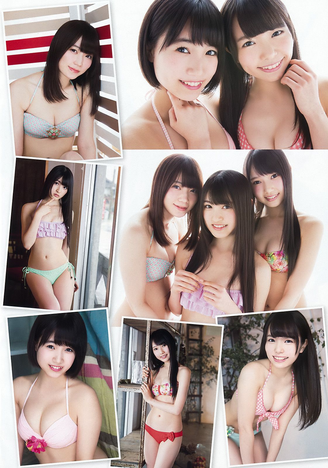 HKT48 井上由莉耶 神志娜结衣 朝長美桜 渕上舞 駒田京伽 田中優香 [Young Animal] 2016年No.10 写真杂志_第5张