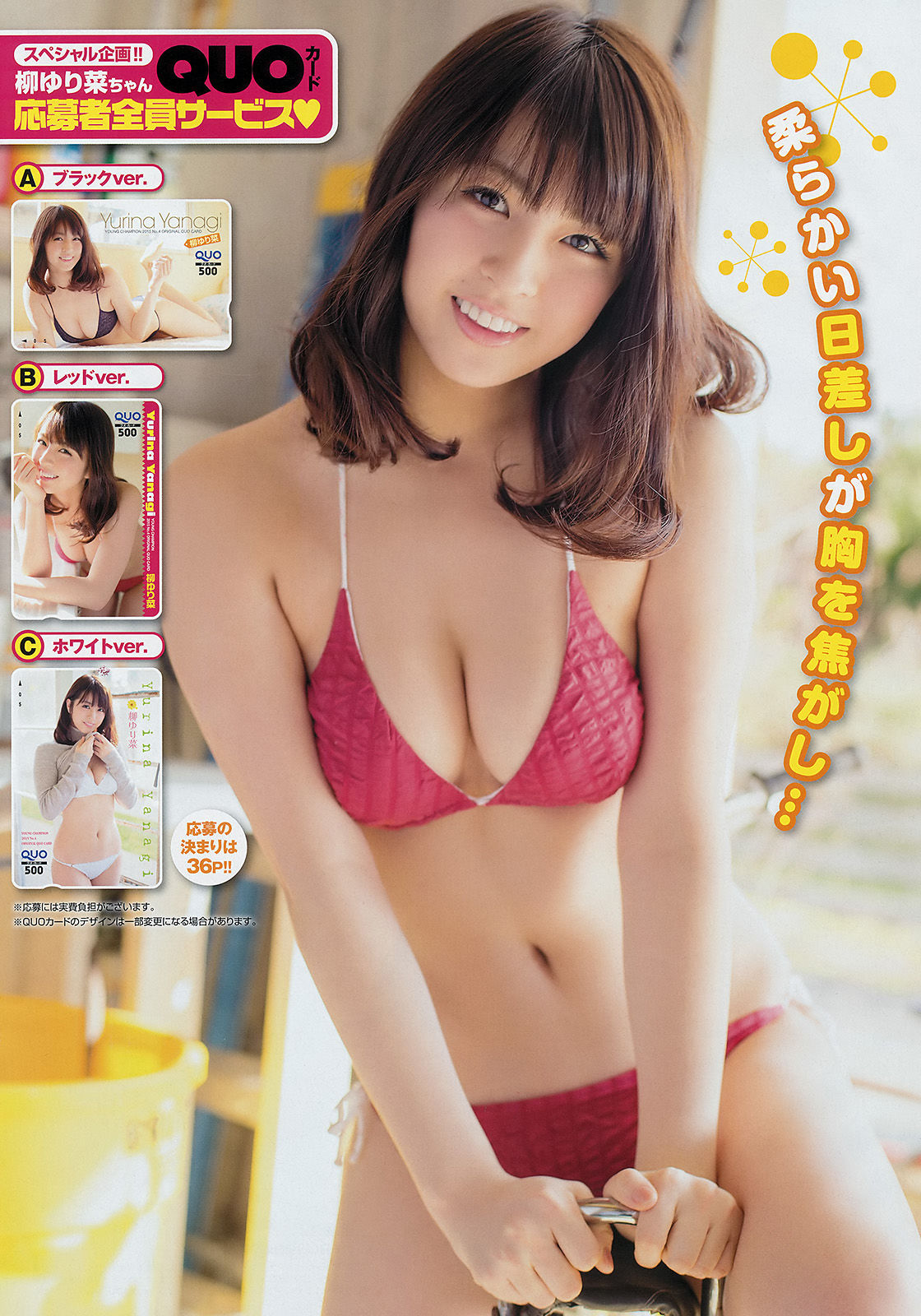 [Young Champion] 2015年No.04 柳ゆり菜 松川佑依子_第4张