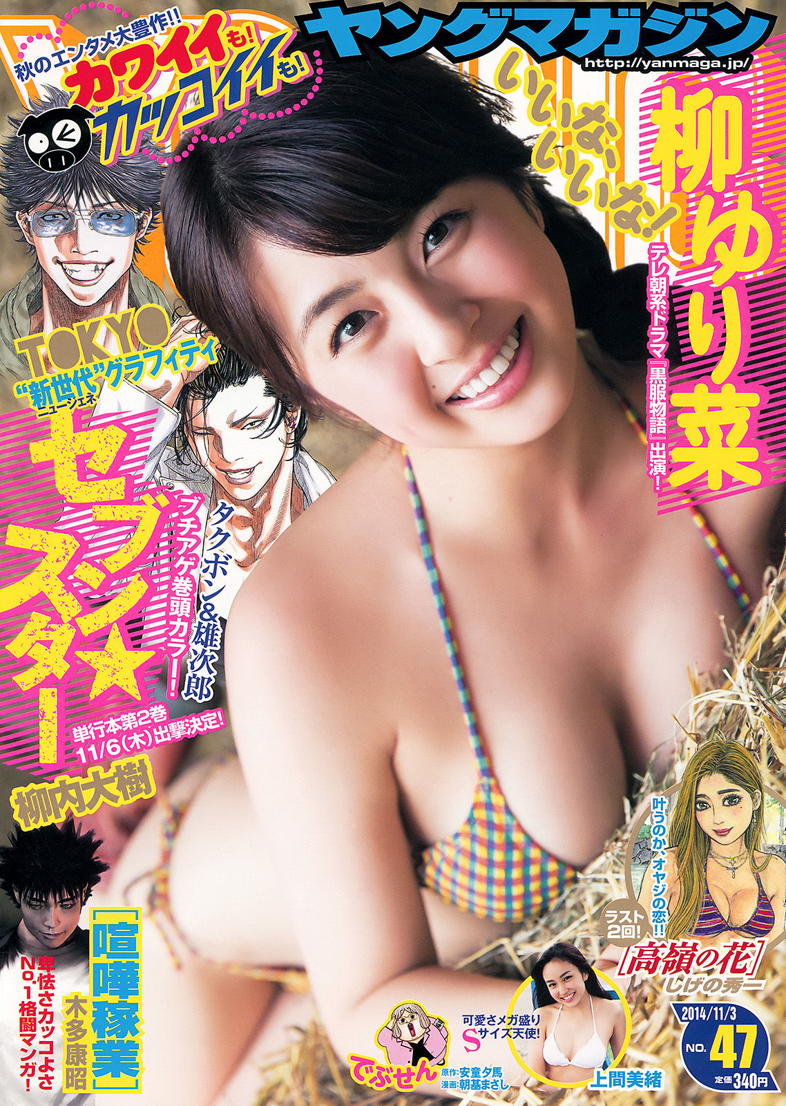 [Young Magazine] 2014年No.47 柳ゆり菜 上間美緒_第1张