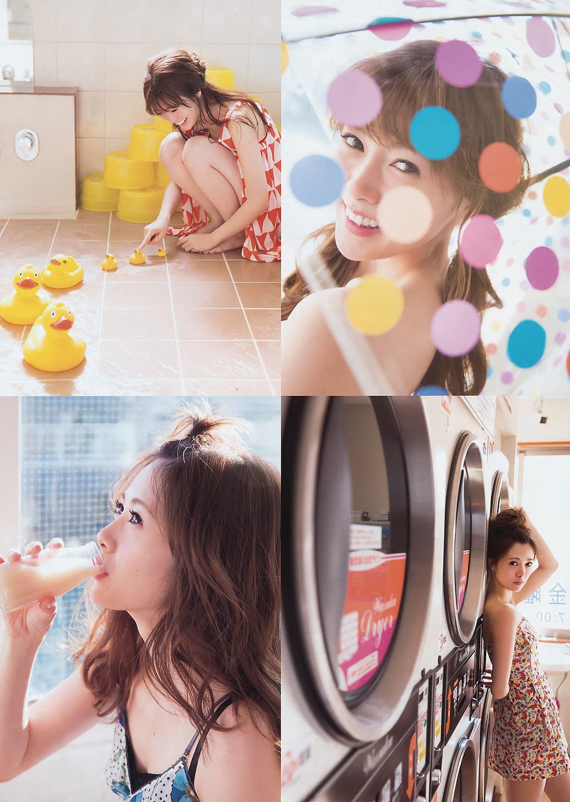 [Young Magazine] 2016年No.16 白石麻衣 池上紗理依_第3张