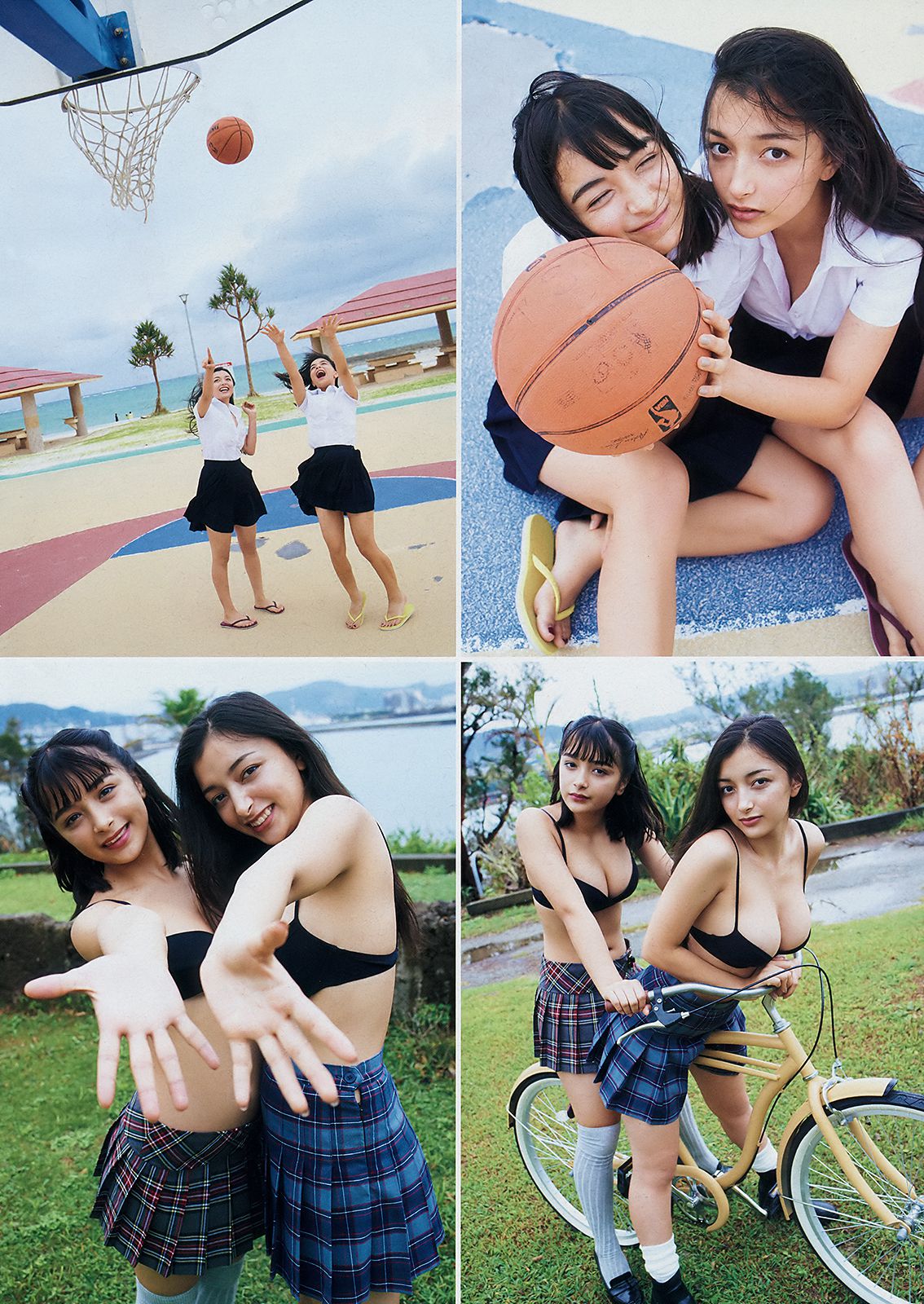 [Young Magazine] 2019年No.01 エリカ?マリナ姉妹 高橋かな_第3张