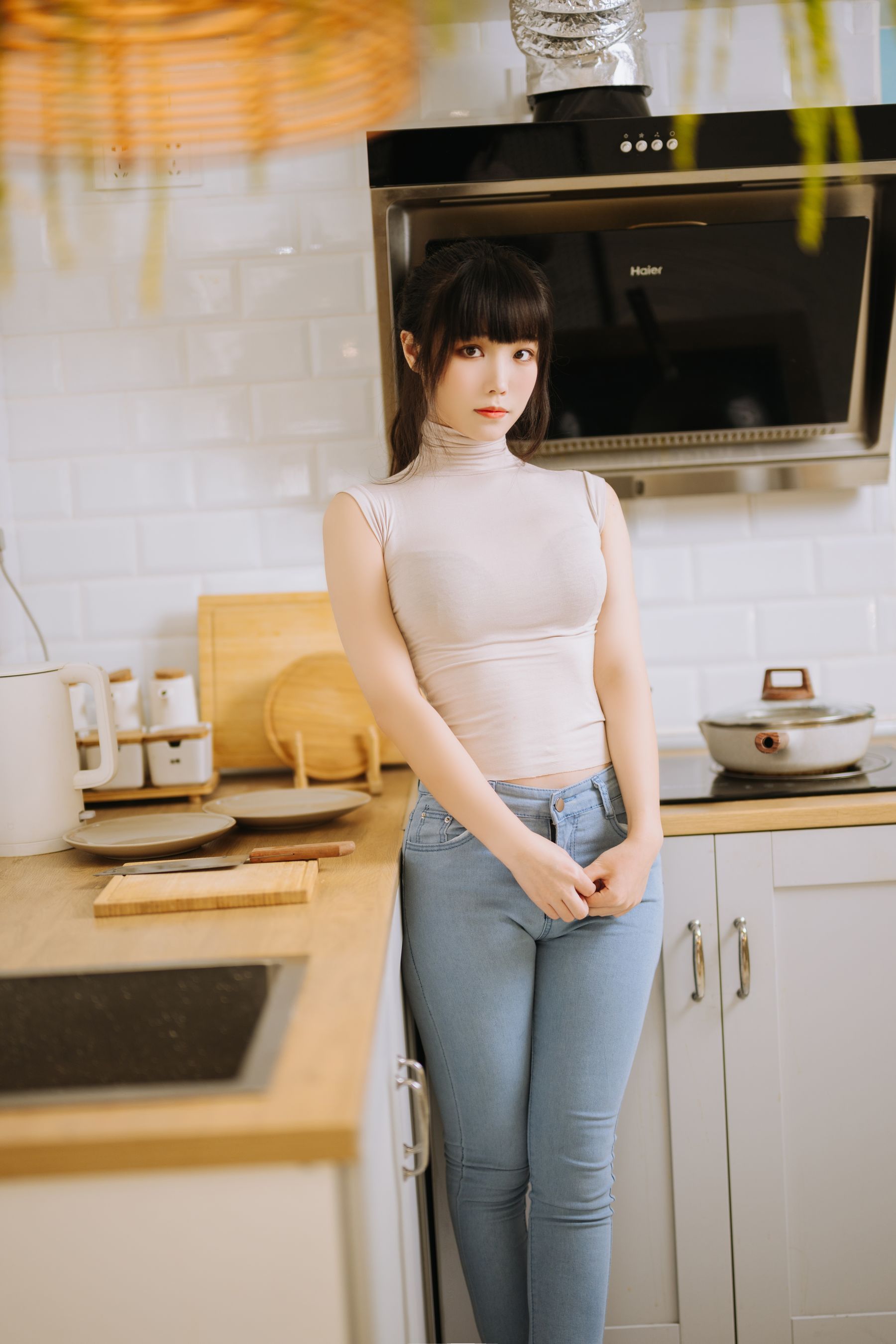 Cosplay汪知子 – 姐姐的牛仔裤 [42P]