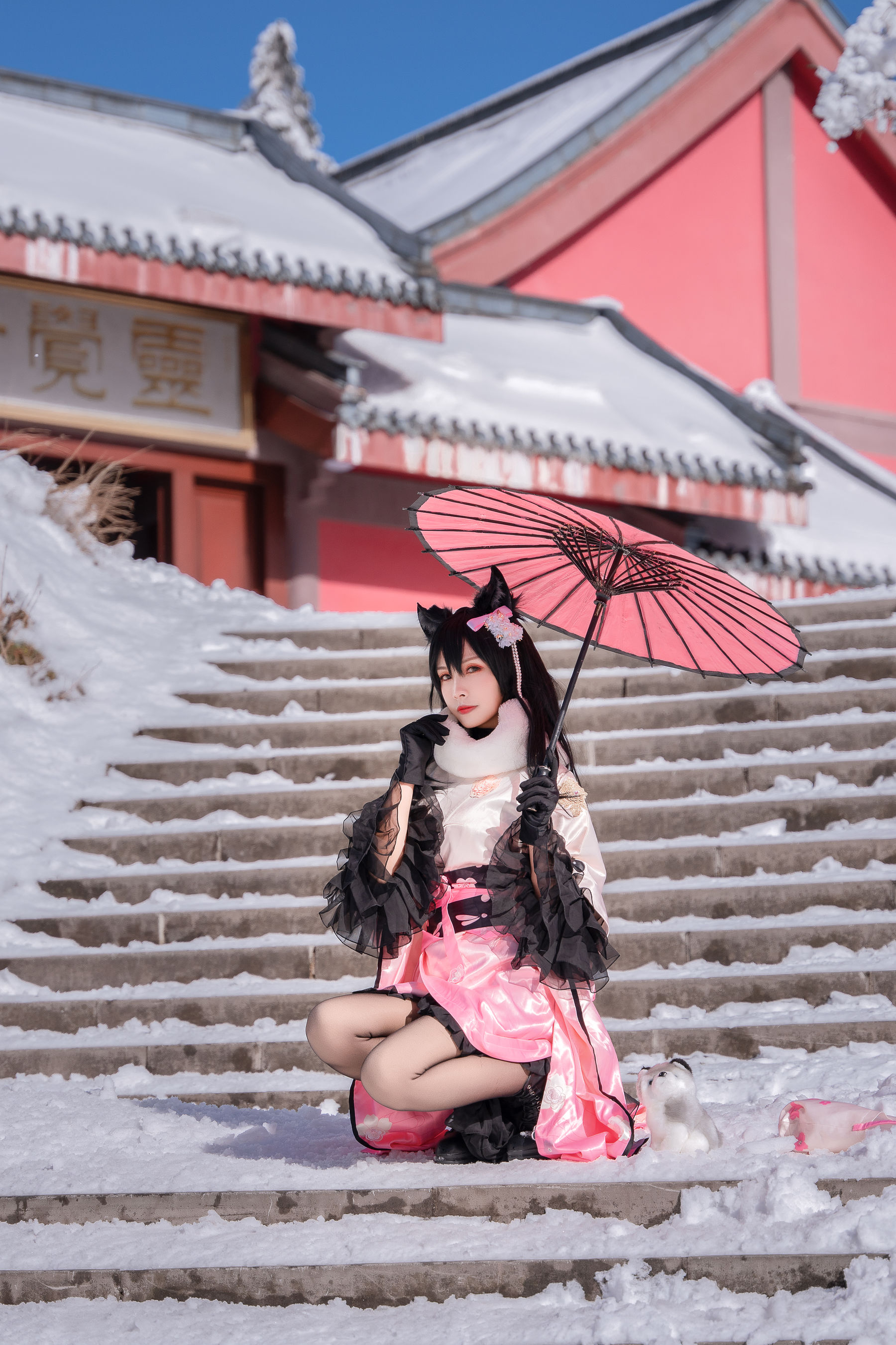 Neko-薇薇 – 爱宕和服 [44P]