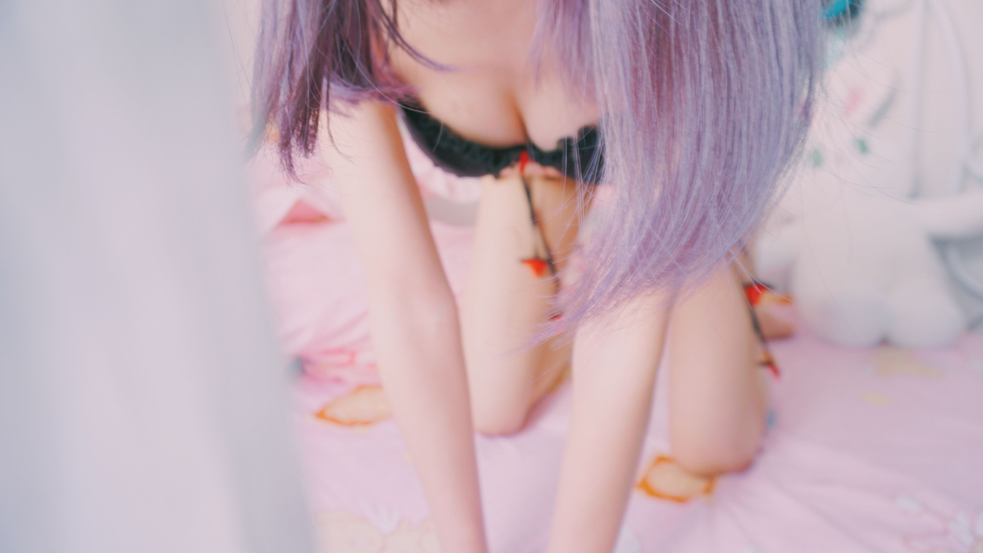 萌妹子眼酱大魔王w – 小恶魔内衣 [16P]