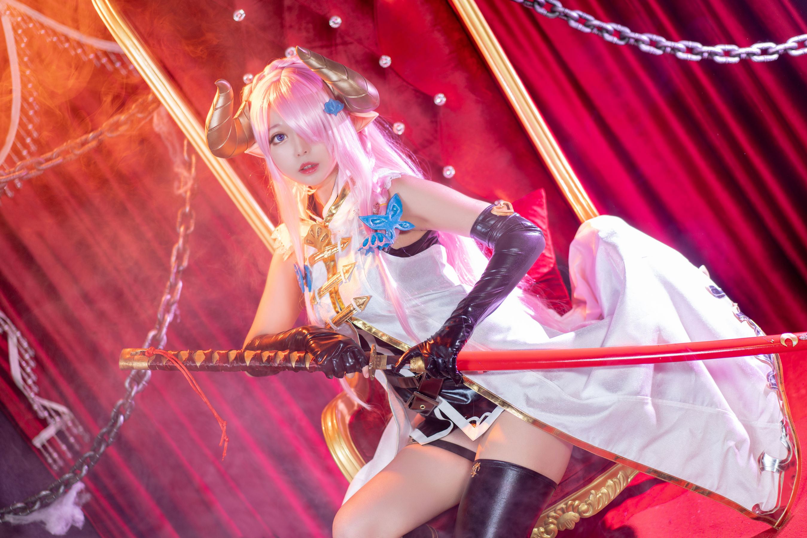 [Cosplay写真] 大眼萌妹黑猫猫OvO – 娜露梅亚 [37P]