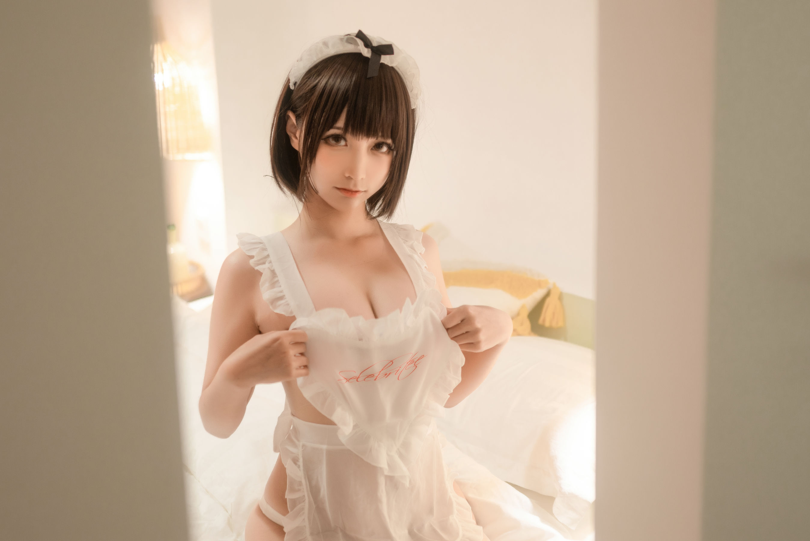 动漫博主蠢沫沫 – 爱心围裙 [38P]