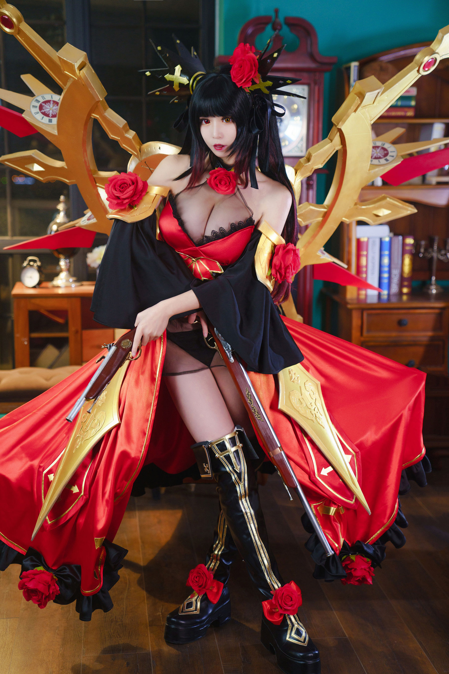 动漫博主爱老师_PhD – 约会大作战 狂三新皮肤 [10P]