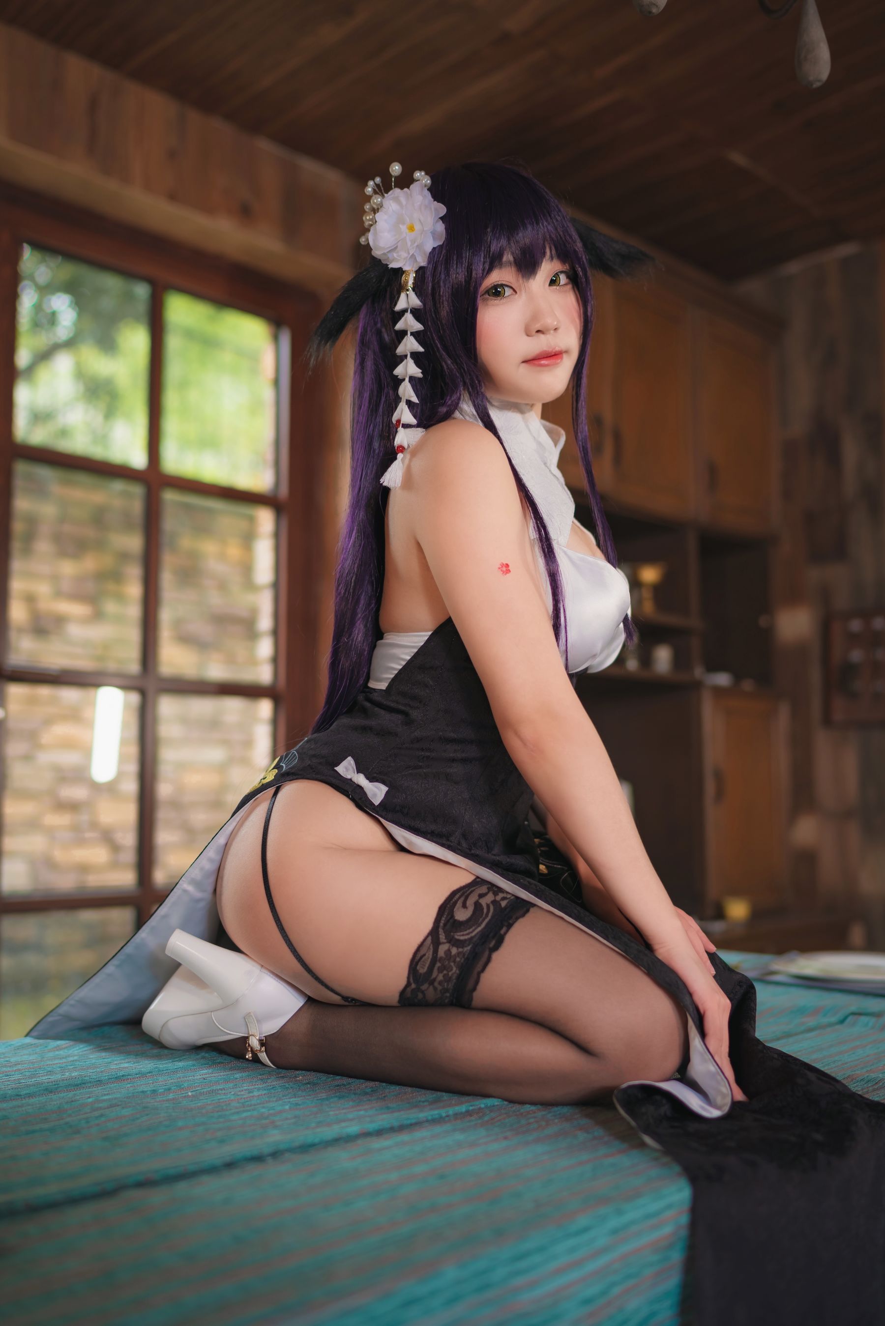 动漫博主Mime弥美 – 碧蓝航线 吾妻 旗袍 [9P]