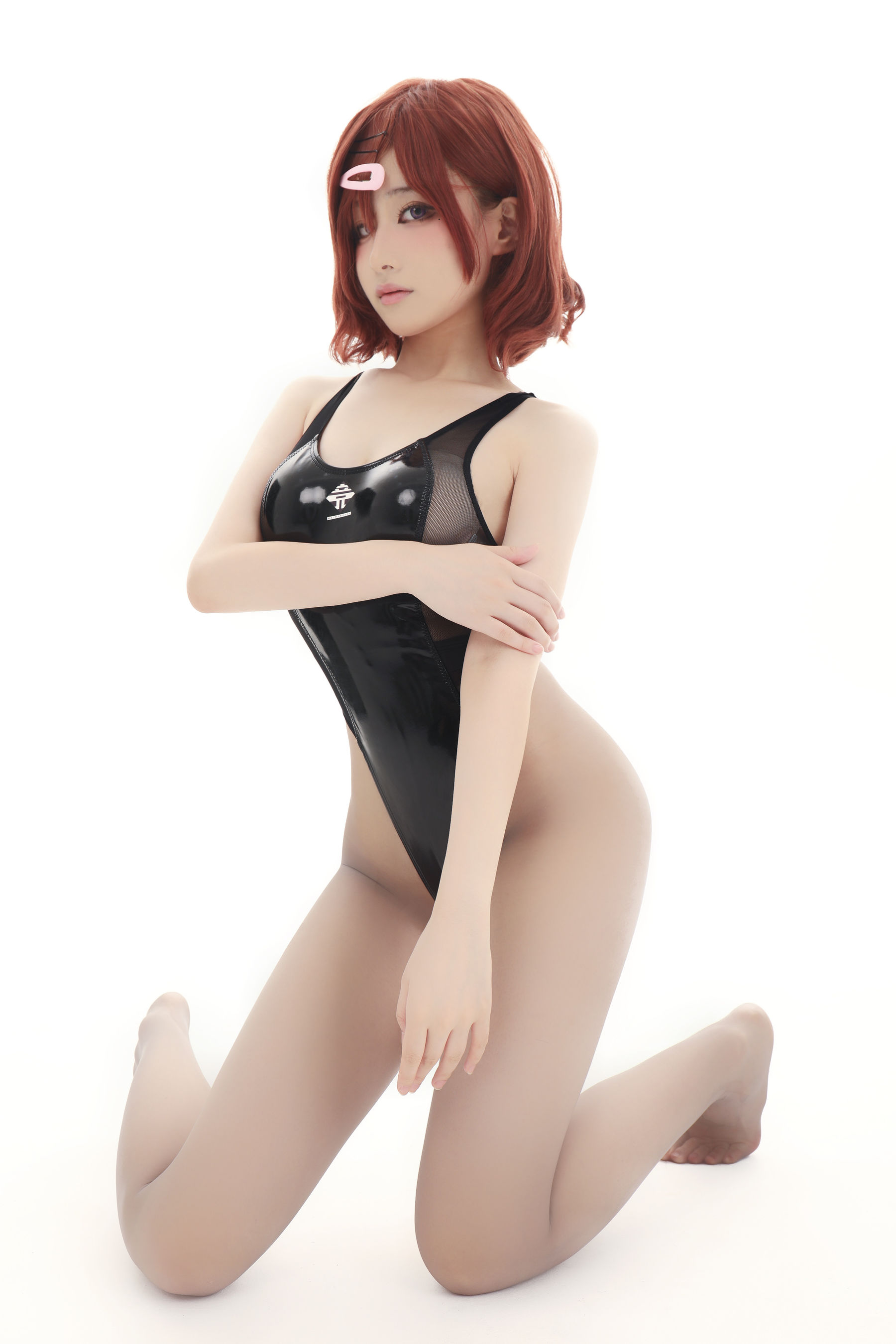 幼愛youmeko – 樋口円香竞泳无衬衫灰丝 [36P]