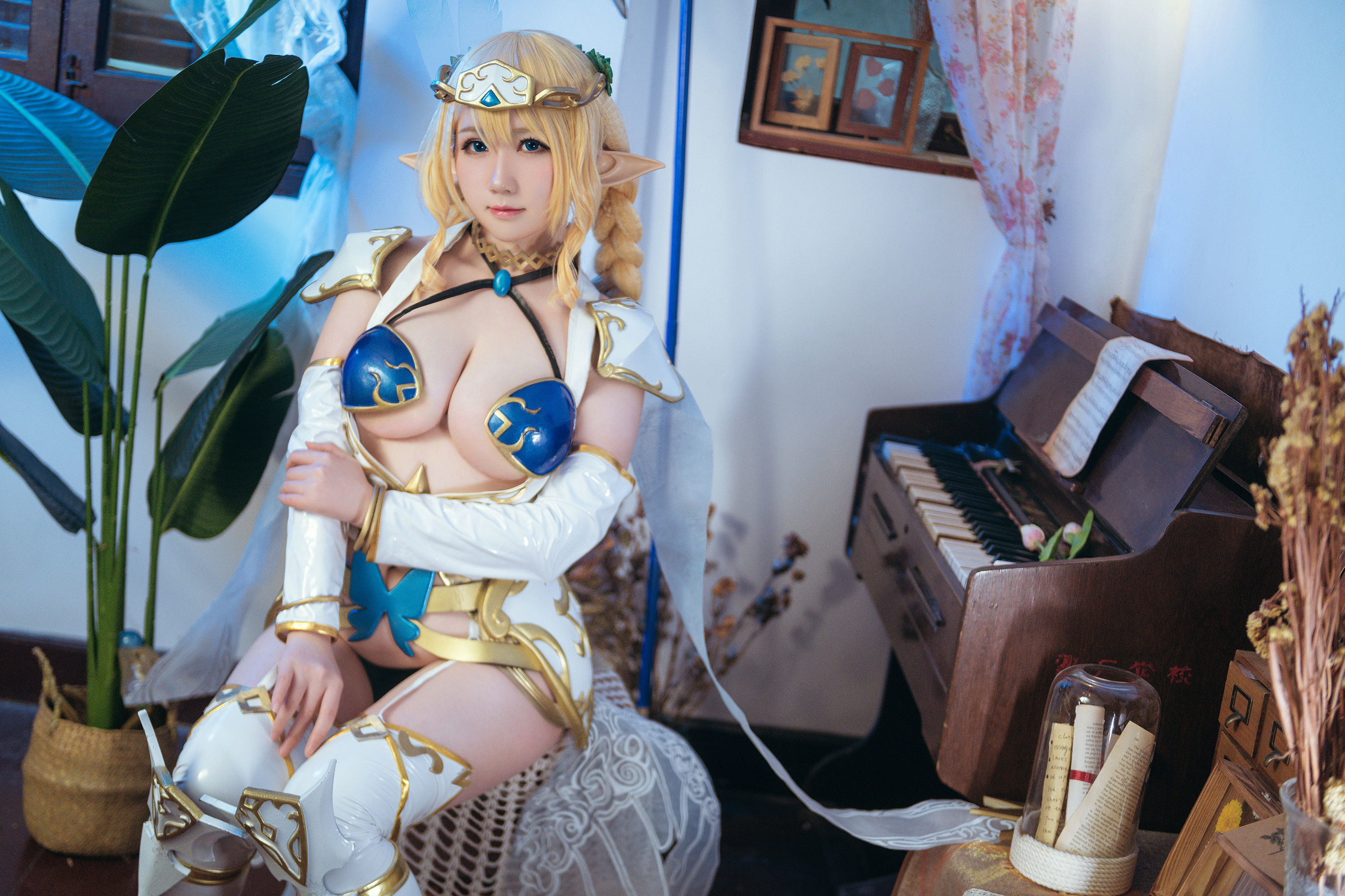 微肉感萌妹是本末末 – 精灵村 [38P]