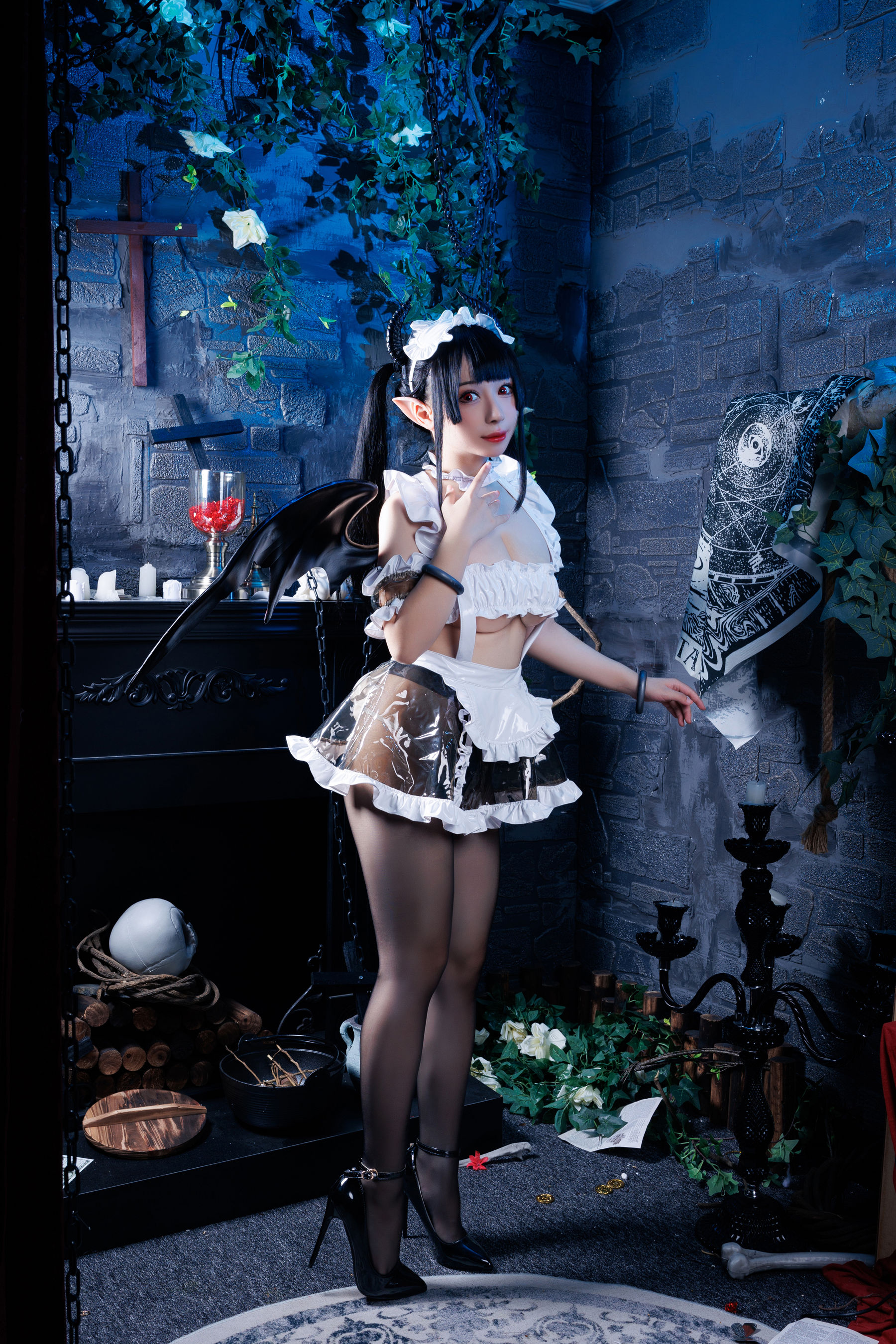 胡桃猫Kurumineko – 女仆吸血姬 [100P]