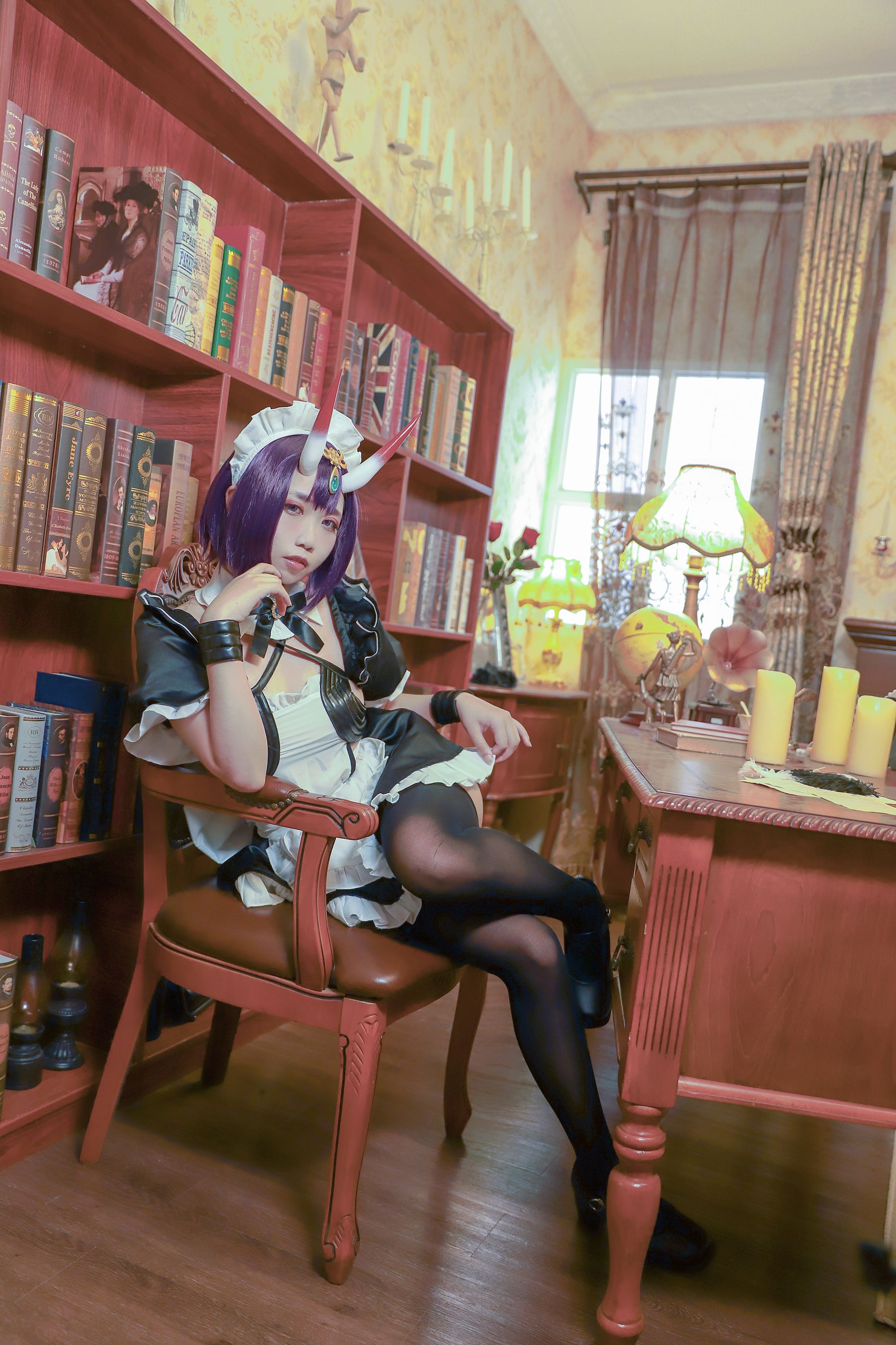 动漫博主贞子蜜桃oo – 酒吞童子 女仆 [21P]