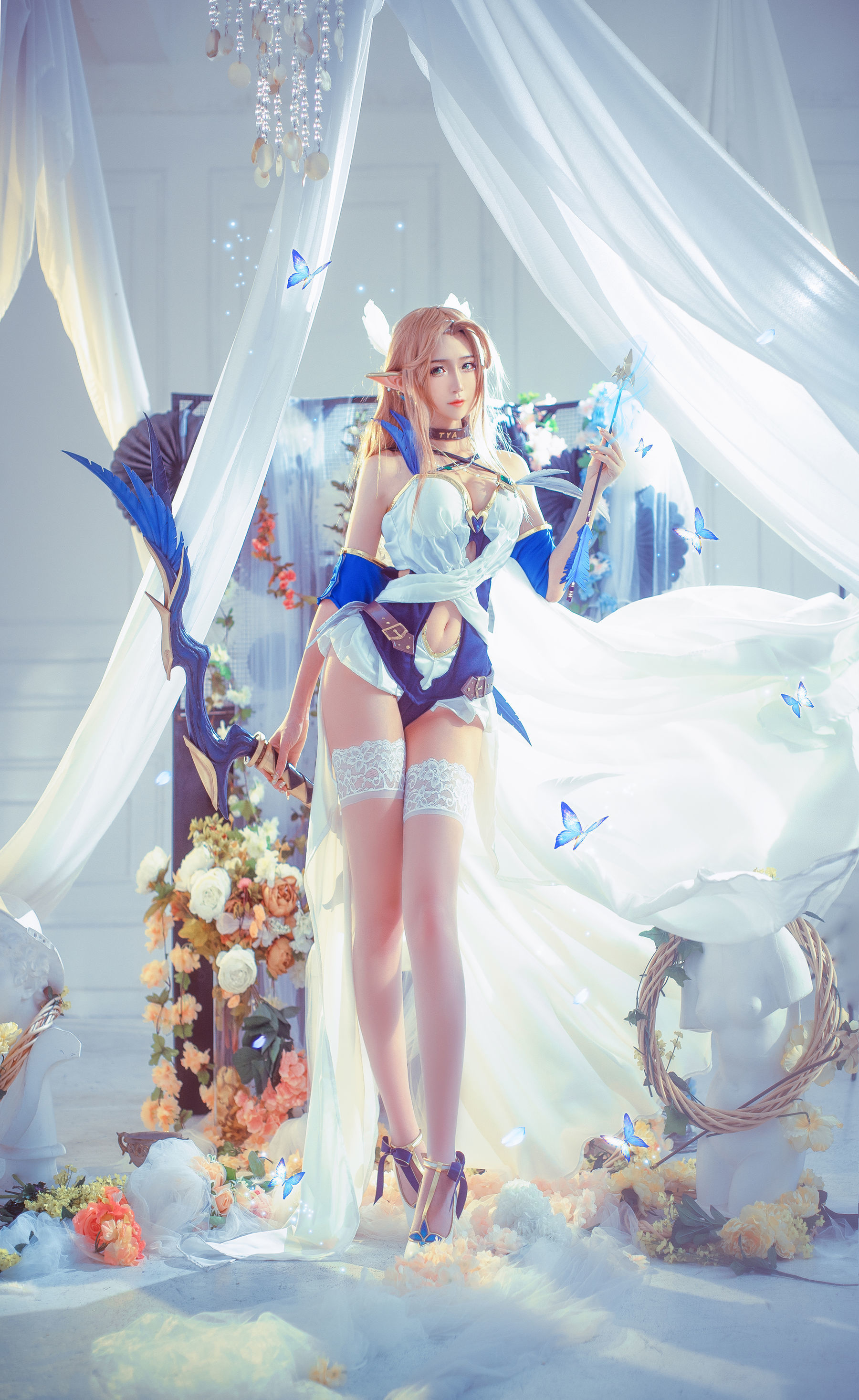 [萝莉COS] 腐团儿Ikaros – 蒂雅娘 [12P]