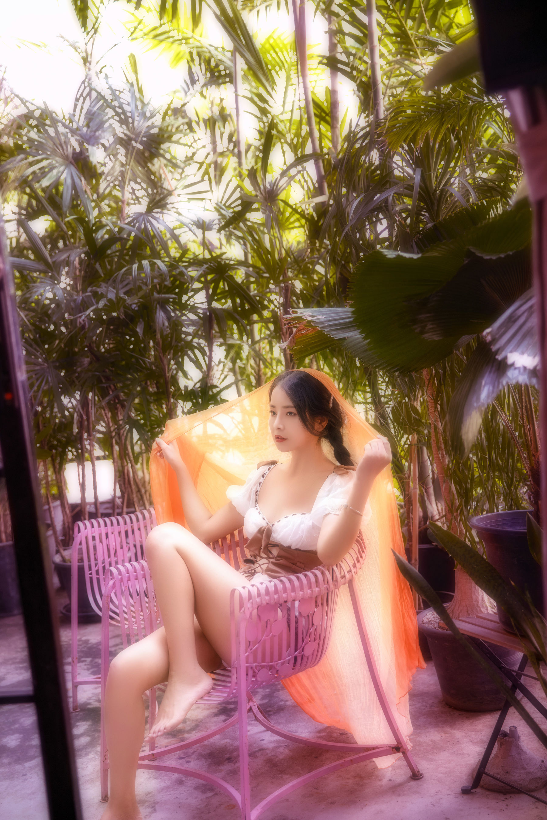 [Cosplay写真] 苏嫣嫣阿姨 – 泰国旅游纱巾 [12P]