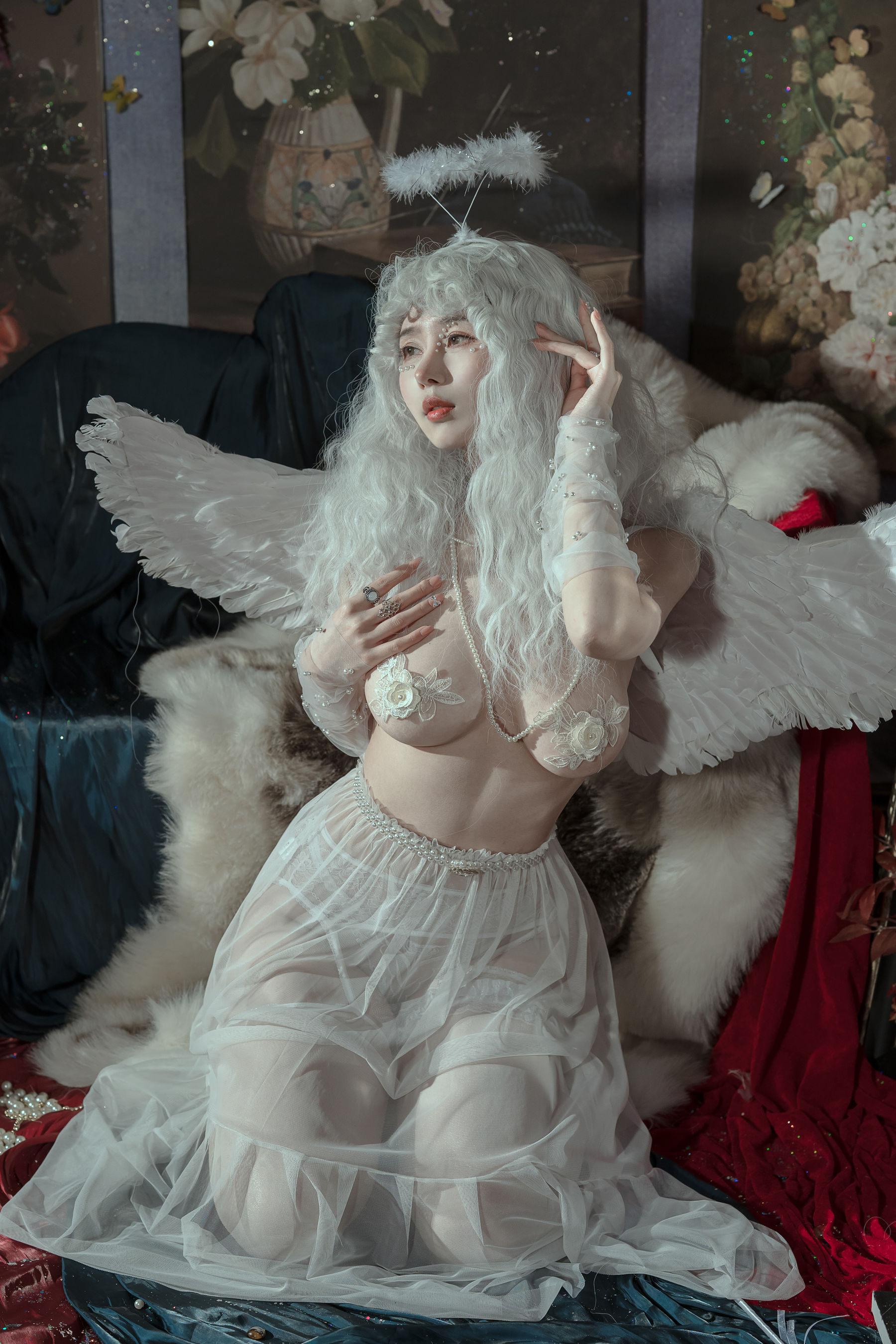 云溪溪 – 奶桃桃 N44天使 [50P]