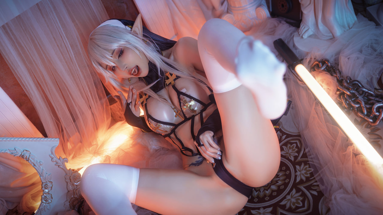 鹿八岁baby – 堕落修女 [61P]