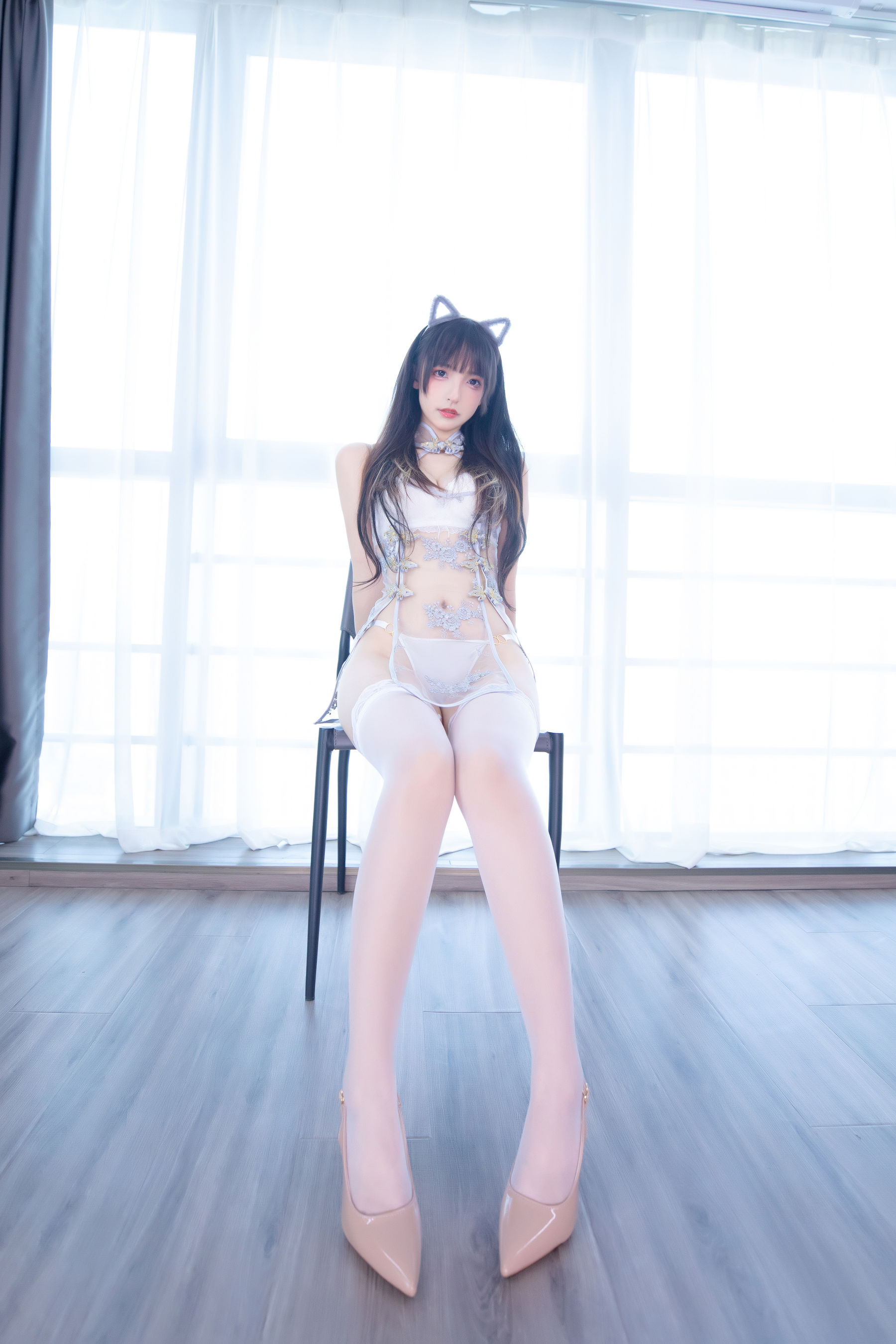 萝莉神楽板真冬 之羞涩喵喵 [75P]