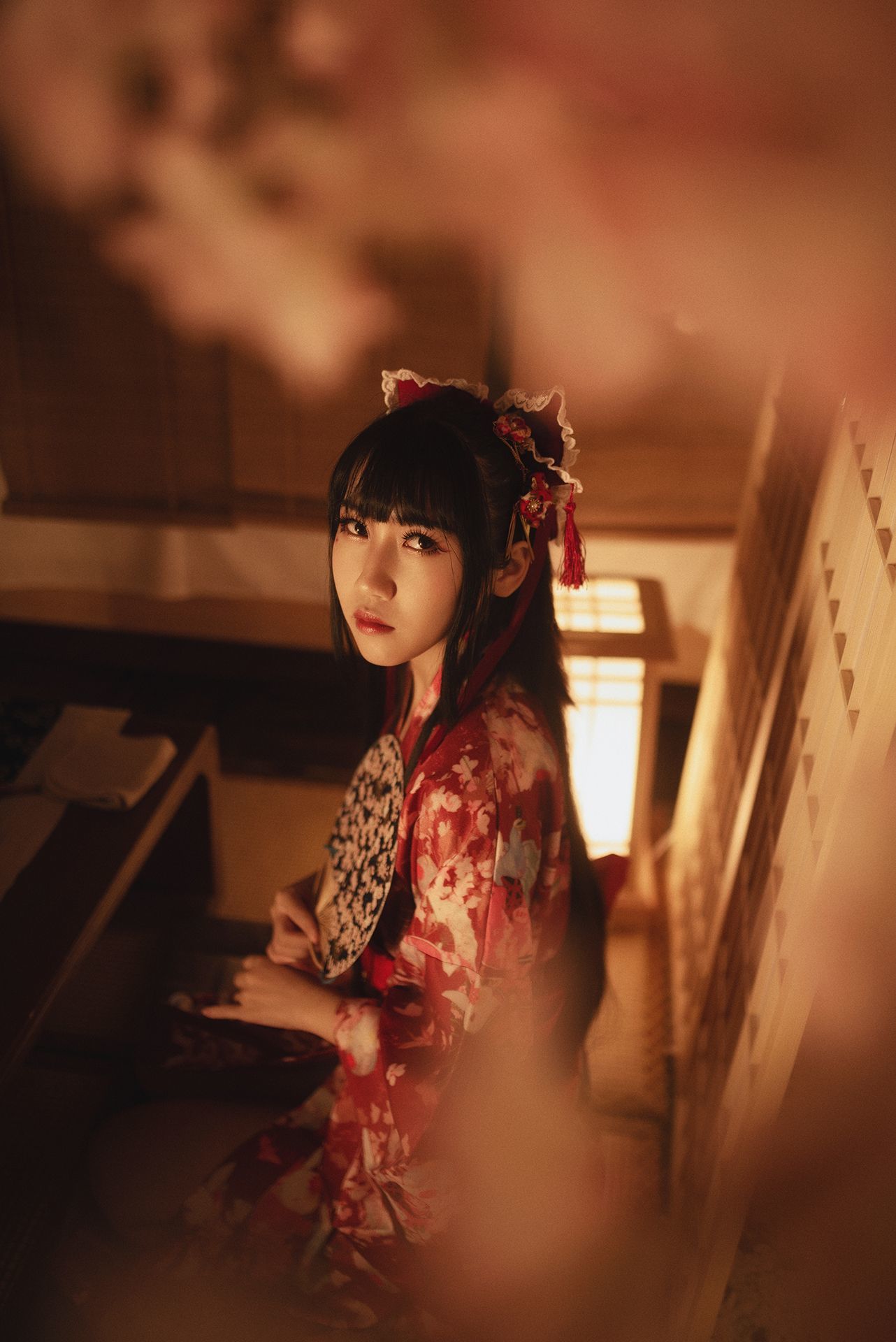 微博人气Coser不呆猫 – 捆绑和服 [110P]