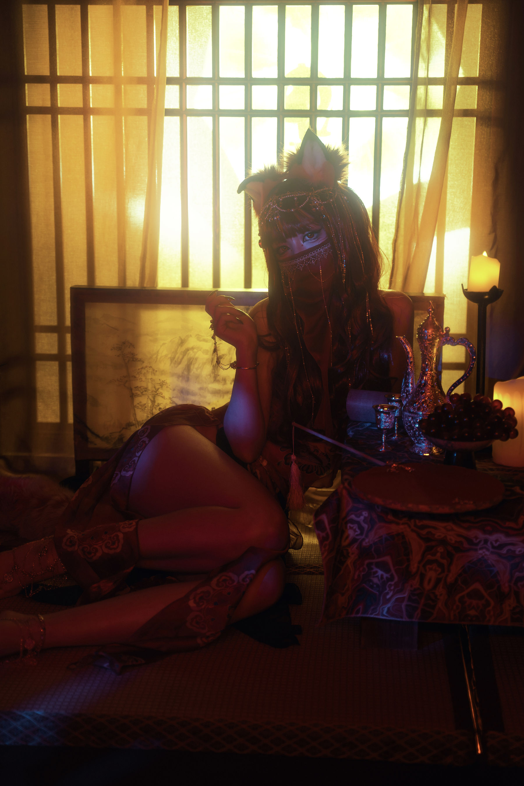 爆机少女喵小吉 – 狐妖・楚佩湘弦 [10P]