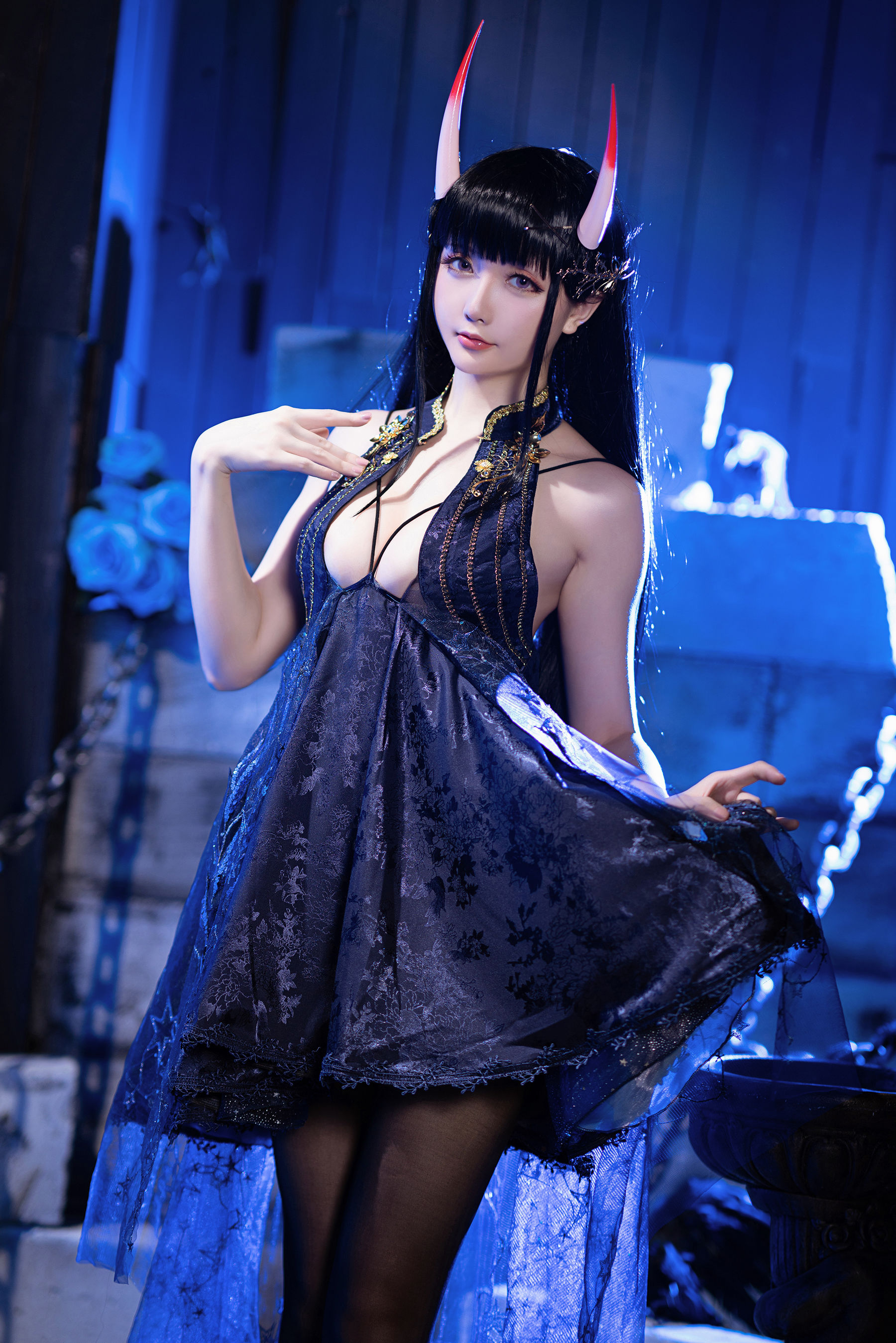 Coser小姐姐星之迟迟 – 流星之愿《能代》 [20P]