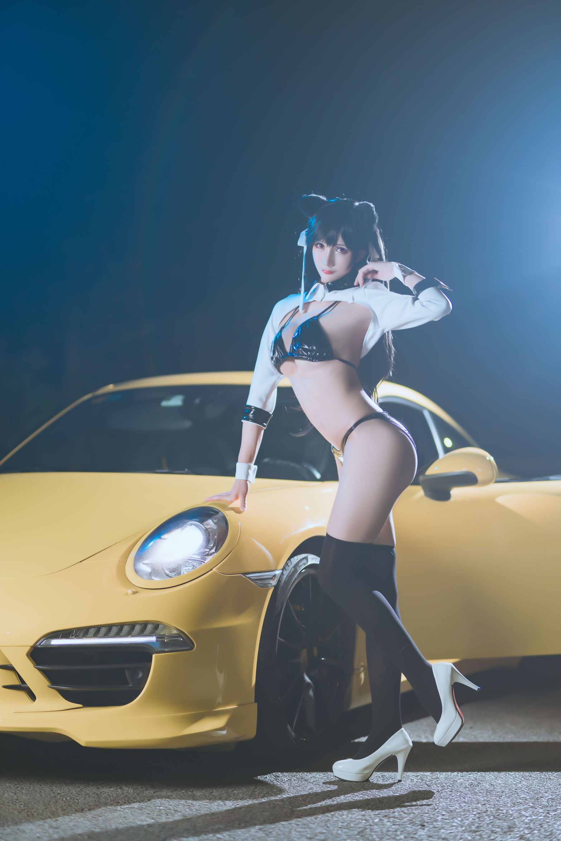 动漫博主雅祈 – 碧蓝航线赛车爱宕 [23P]