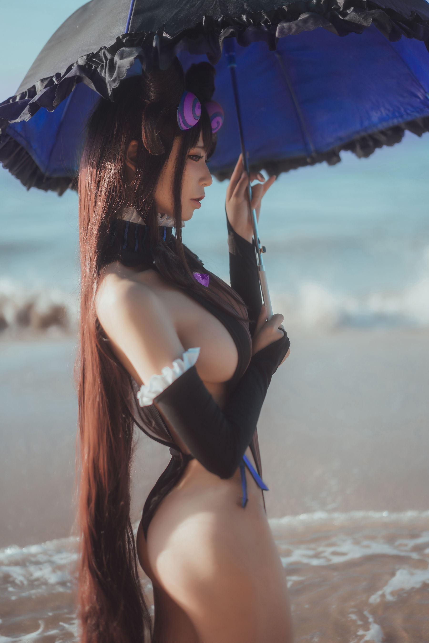 动漫博主爱老师_PhD – 紫式部 eno泳装 [15P]