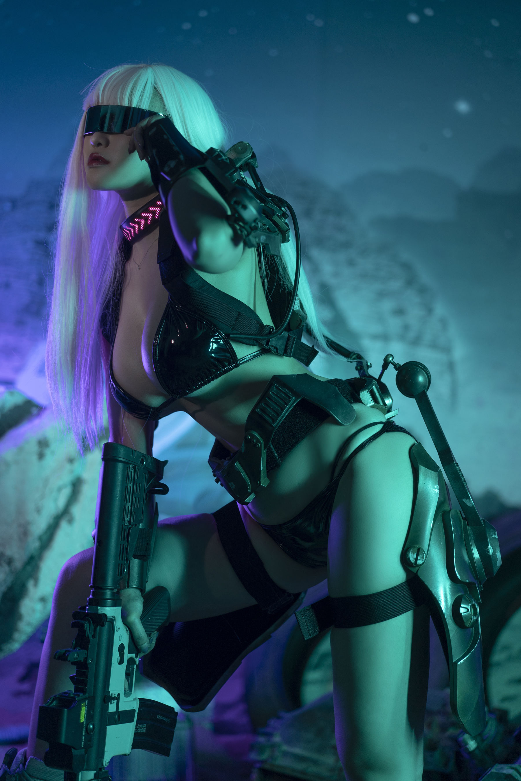 动漫博主脱尾巴Mizuki – 赛博朋克2021 [18P]