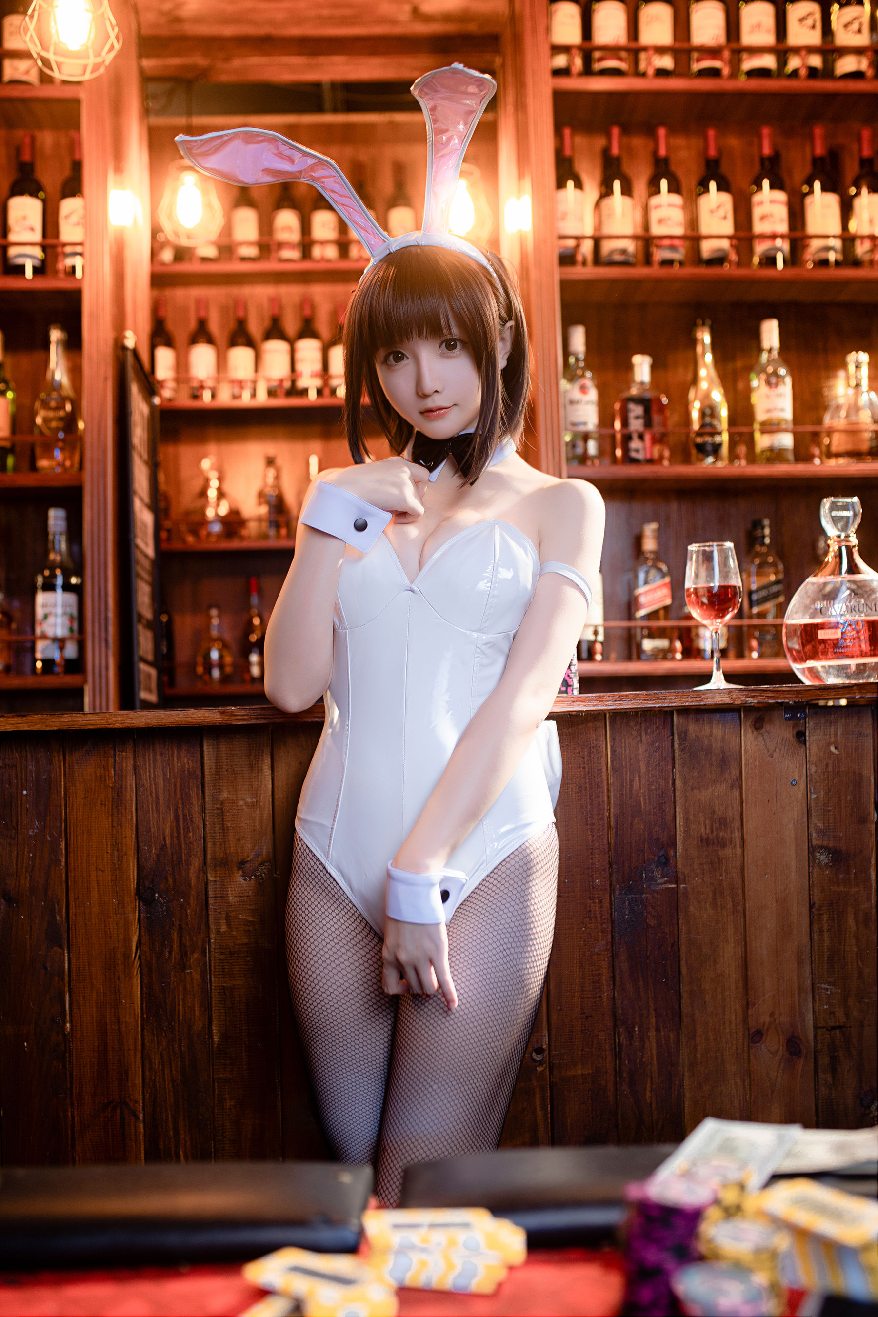 Coser小姐姐星之迟迟 – 加藤惠 兔女郎 [40P]