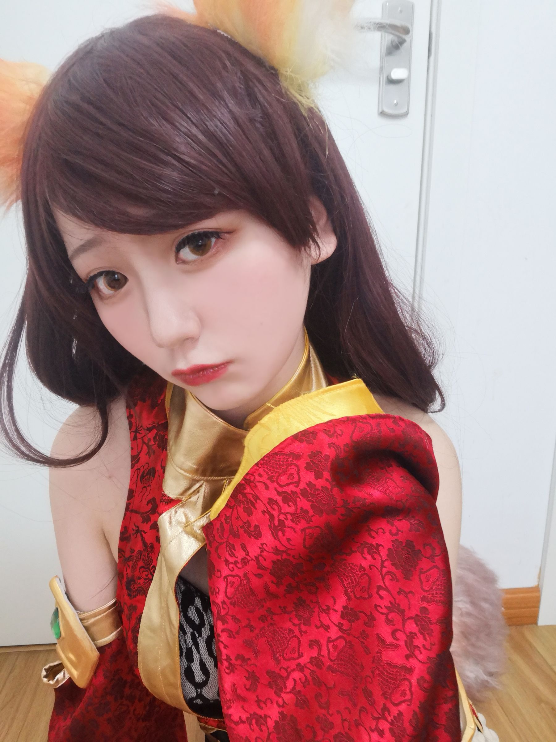 [Cosplay写真] 动漫博主弦音sic – 王者荣耀 妲己 试妆 [6P]