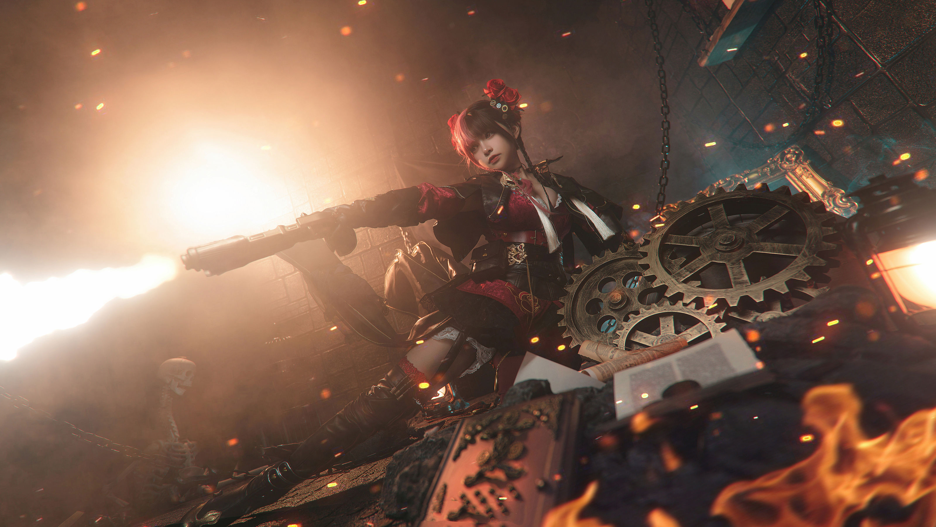 六二二同学 – 天谕手游 炎天 [12P]