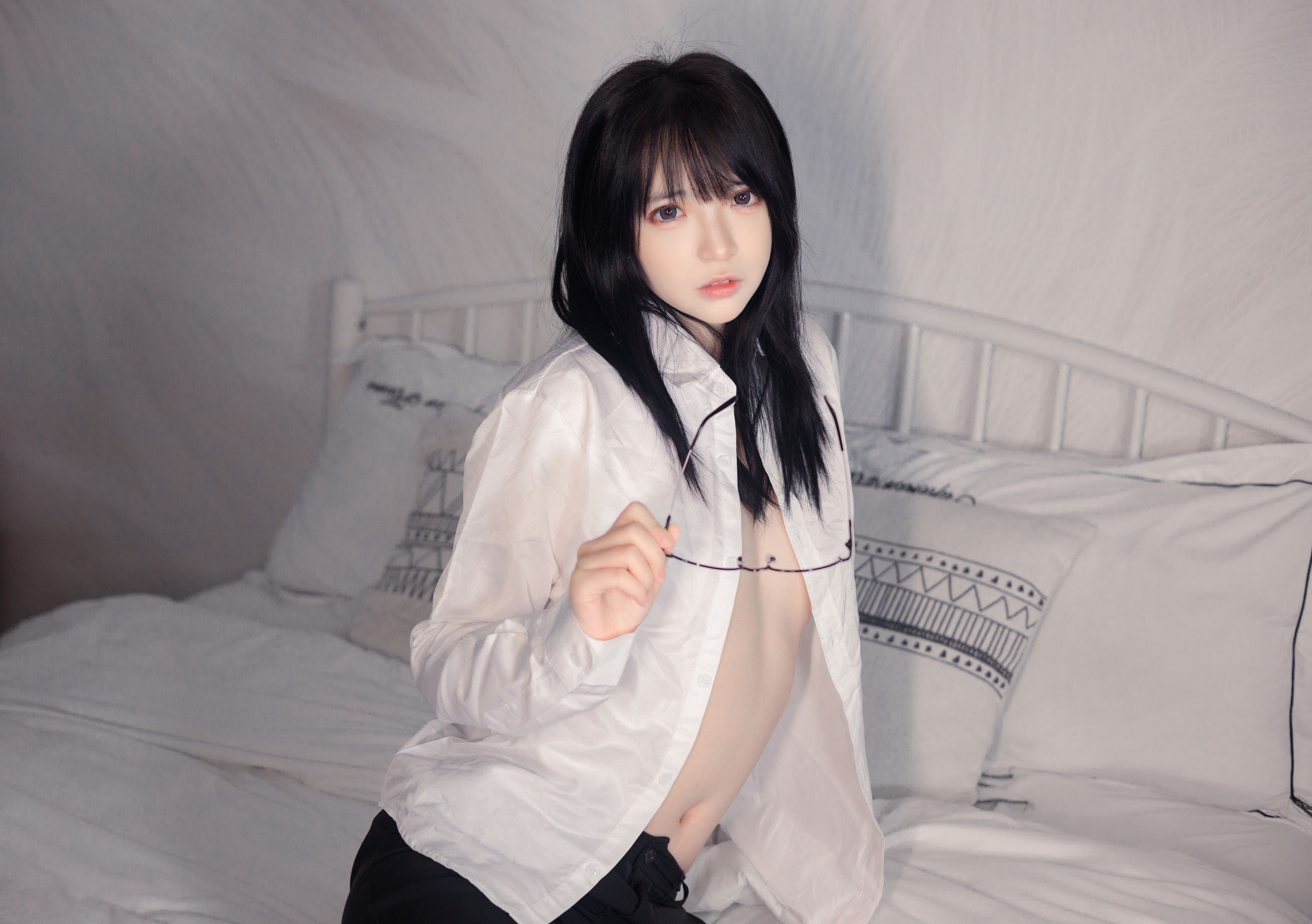 疯猫ss – 白色情人节福袋 长裤OL [40P]