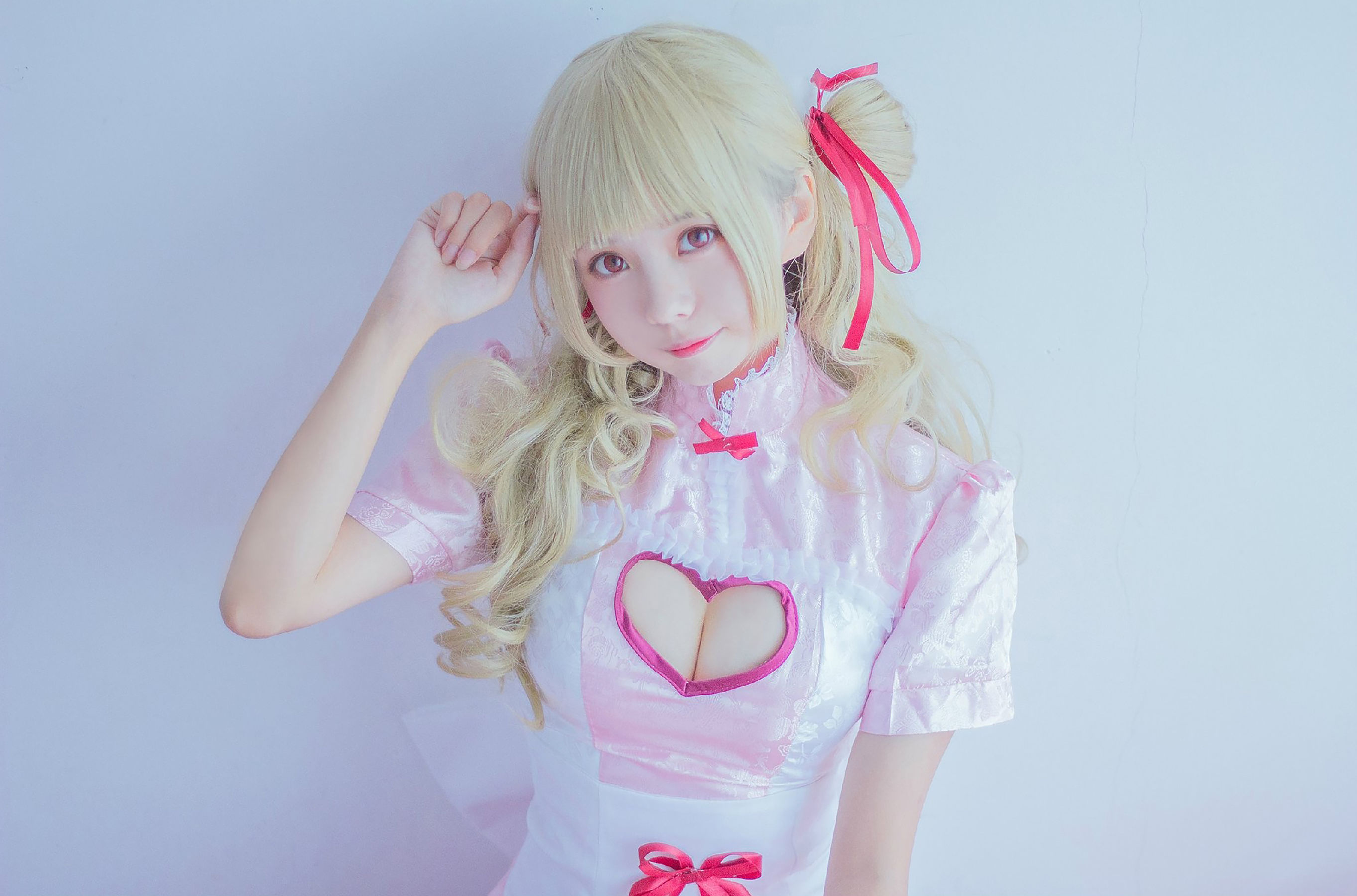 [Cosplay写真] 萌系小野妹子w – 双马尾什么的太可爱了 [9P]