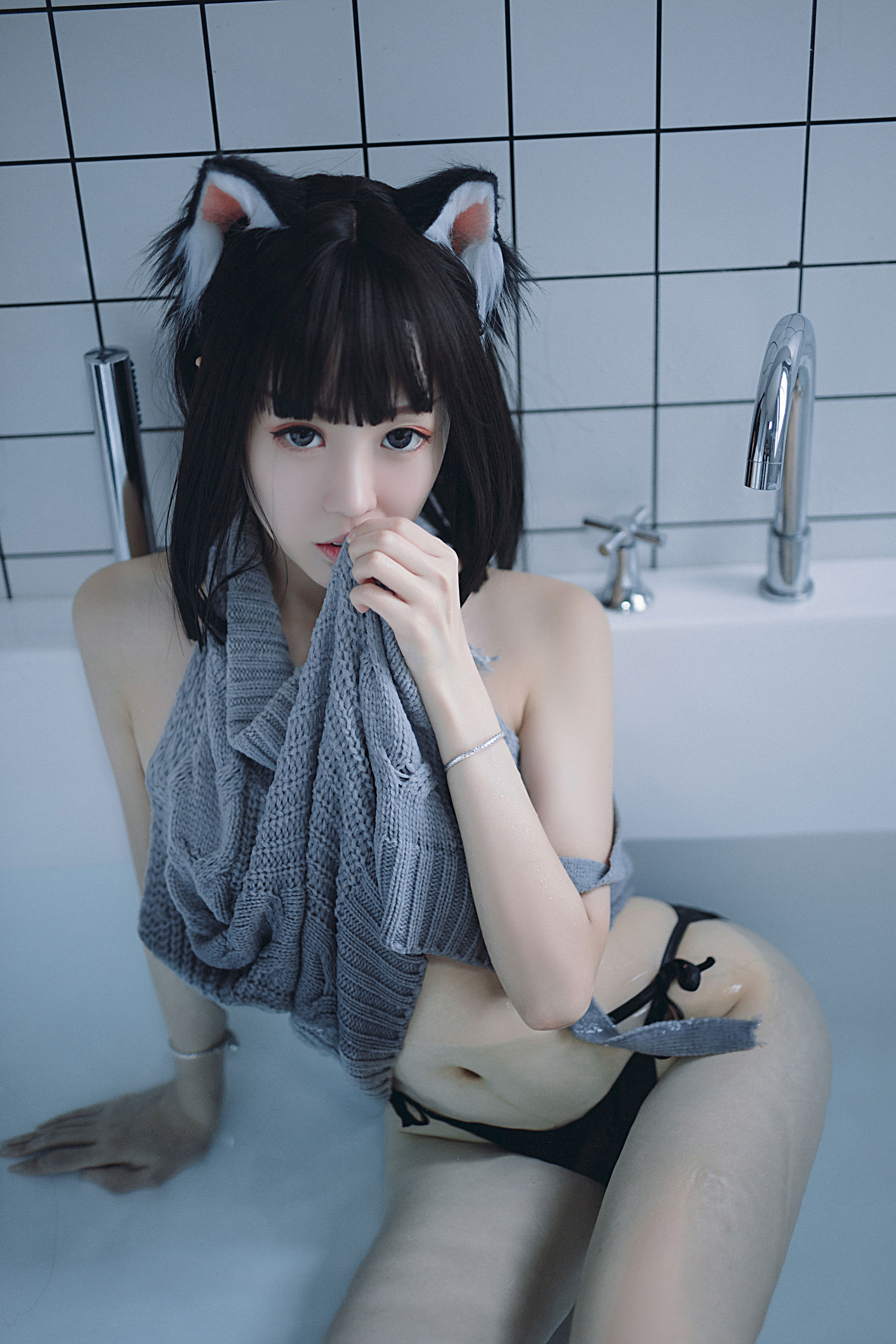 斗鱼主播采妮么么 – 猫耳朵 [22P]