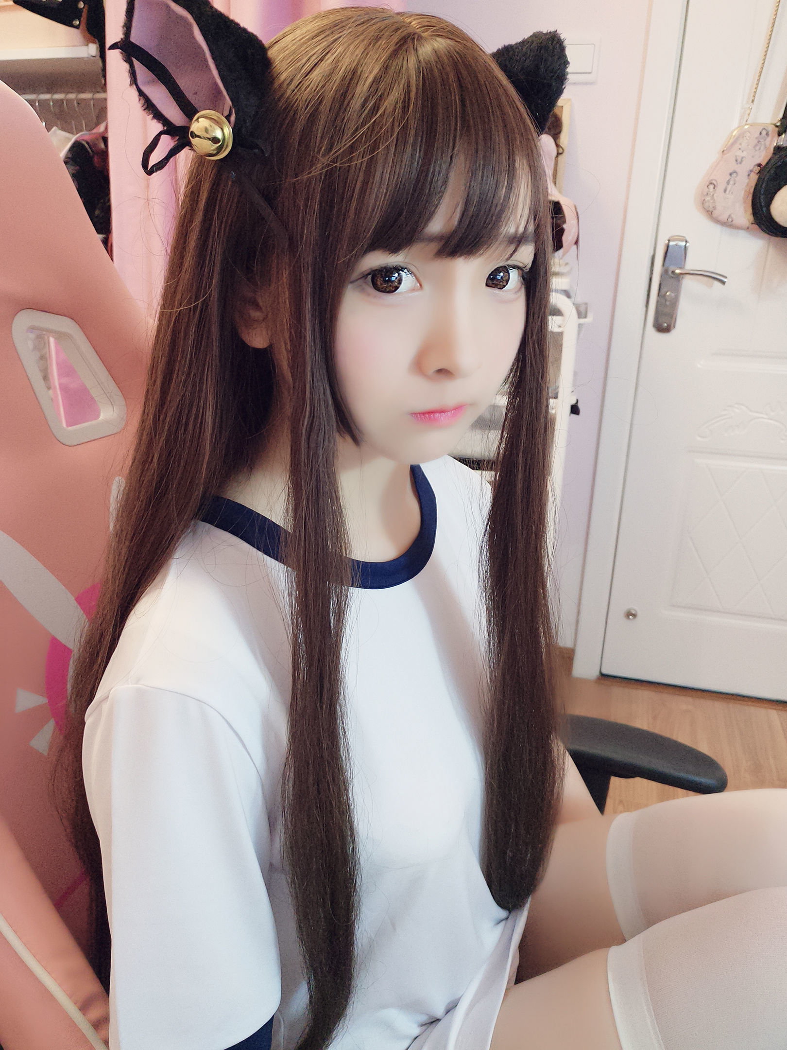 二次元美女古川kagura – 猫耳体操 [11P]