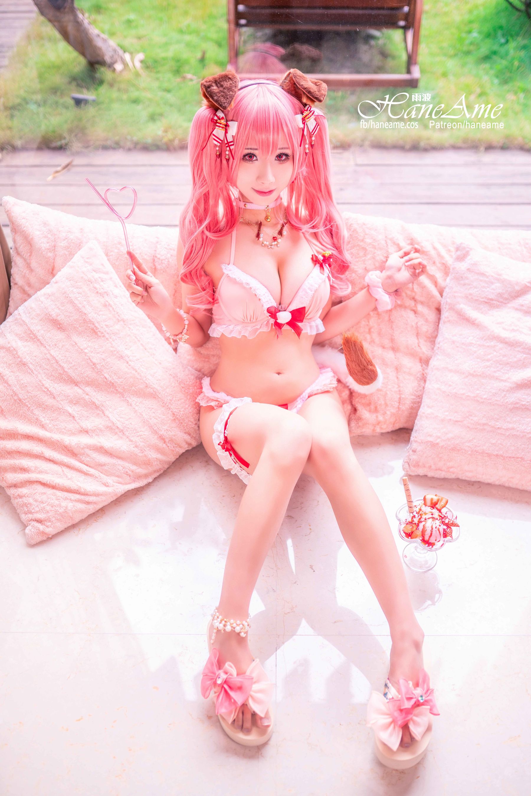 雨波_HaneAme 兽耳少女 Naki [25P]