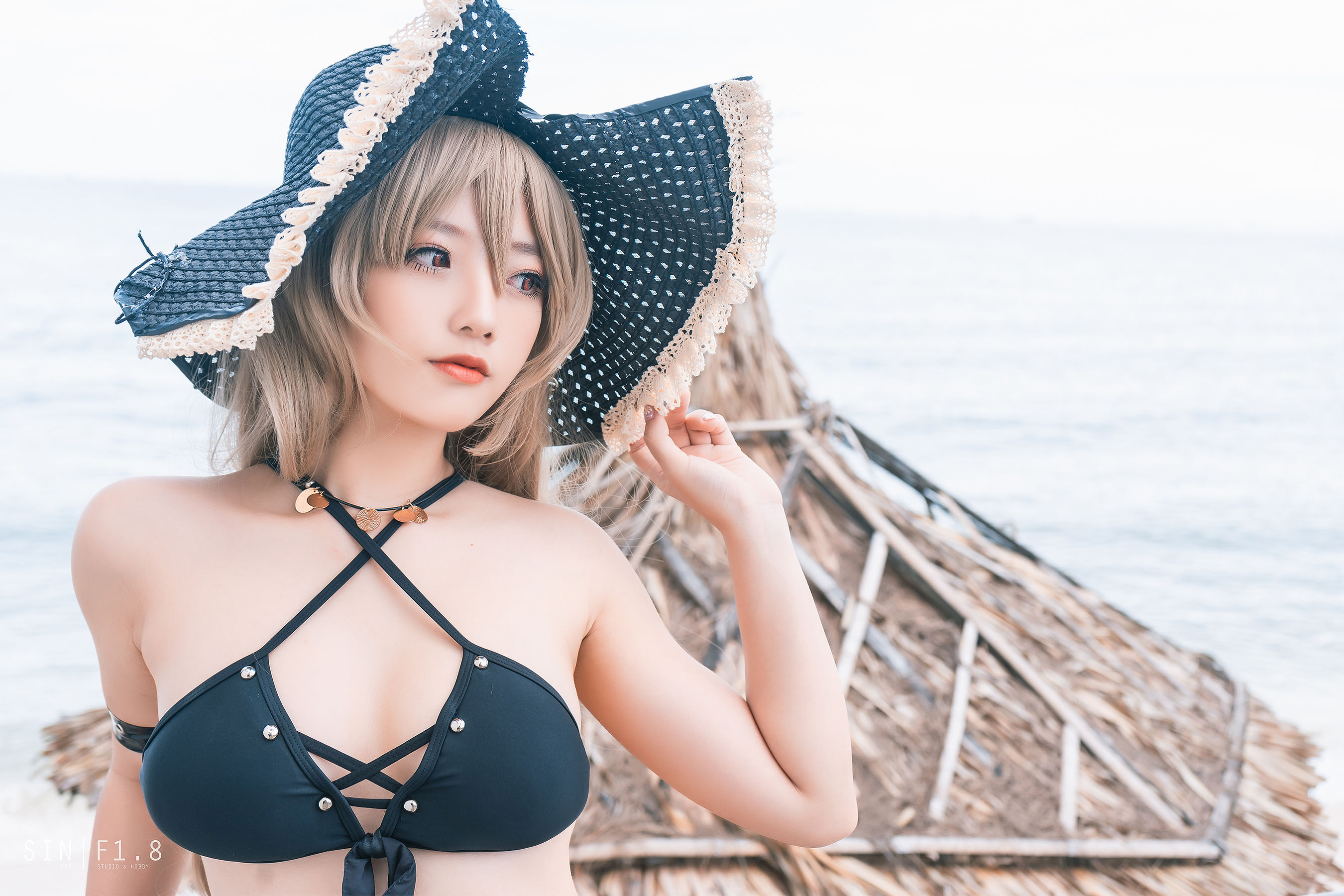 Messie Huang – Jean Bart swimsuit [20P]